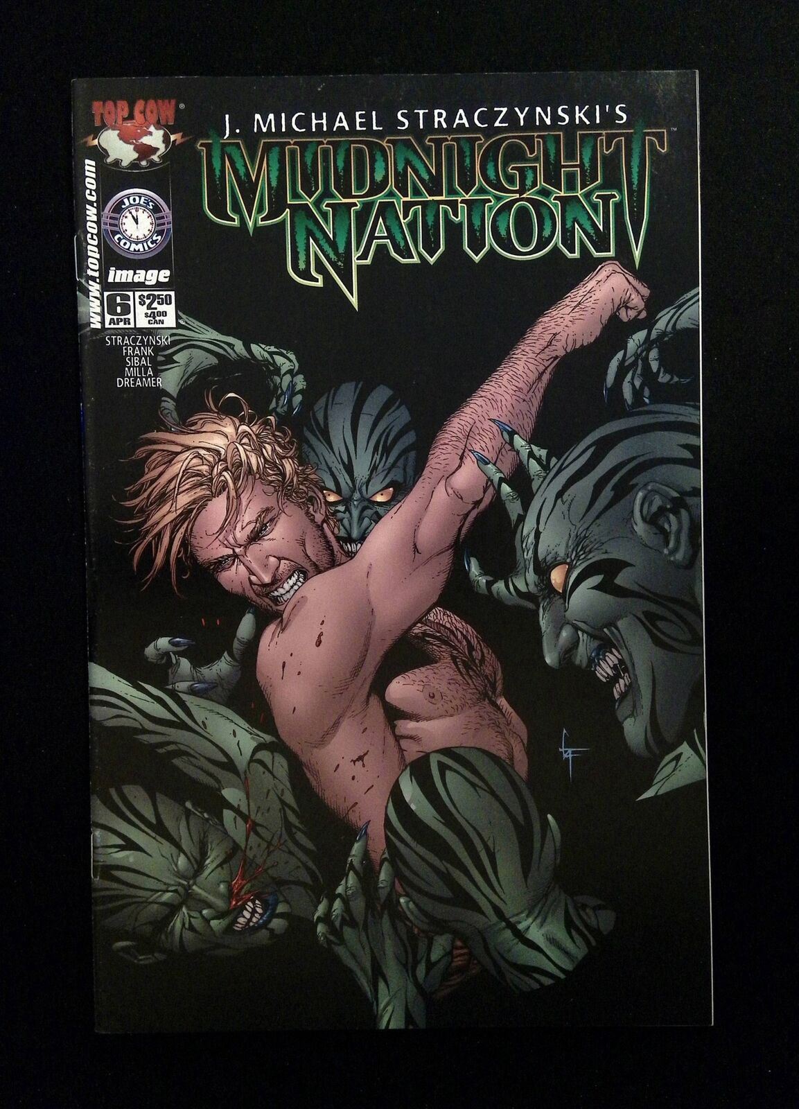 Midnight Nation #6 TOP COW Comics 2001 VF+