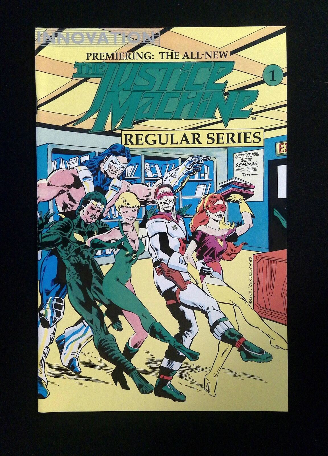 Justice Machine #1 INNOVATION Comics 1990 VF/NM