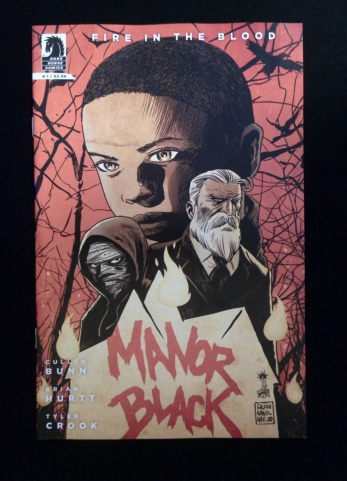 Manor Black In The Blood #1B Dark Horse Comics 2022 VF+ FRANCAVILLA VARIANT