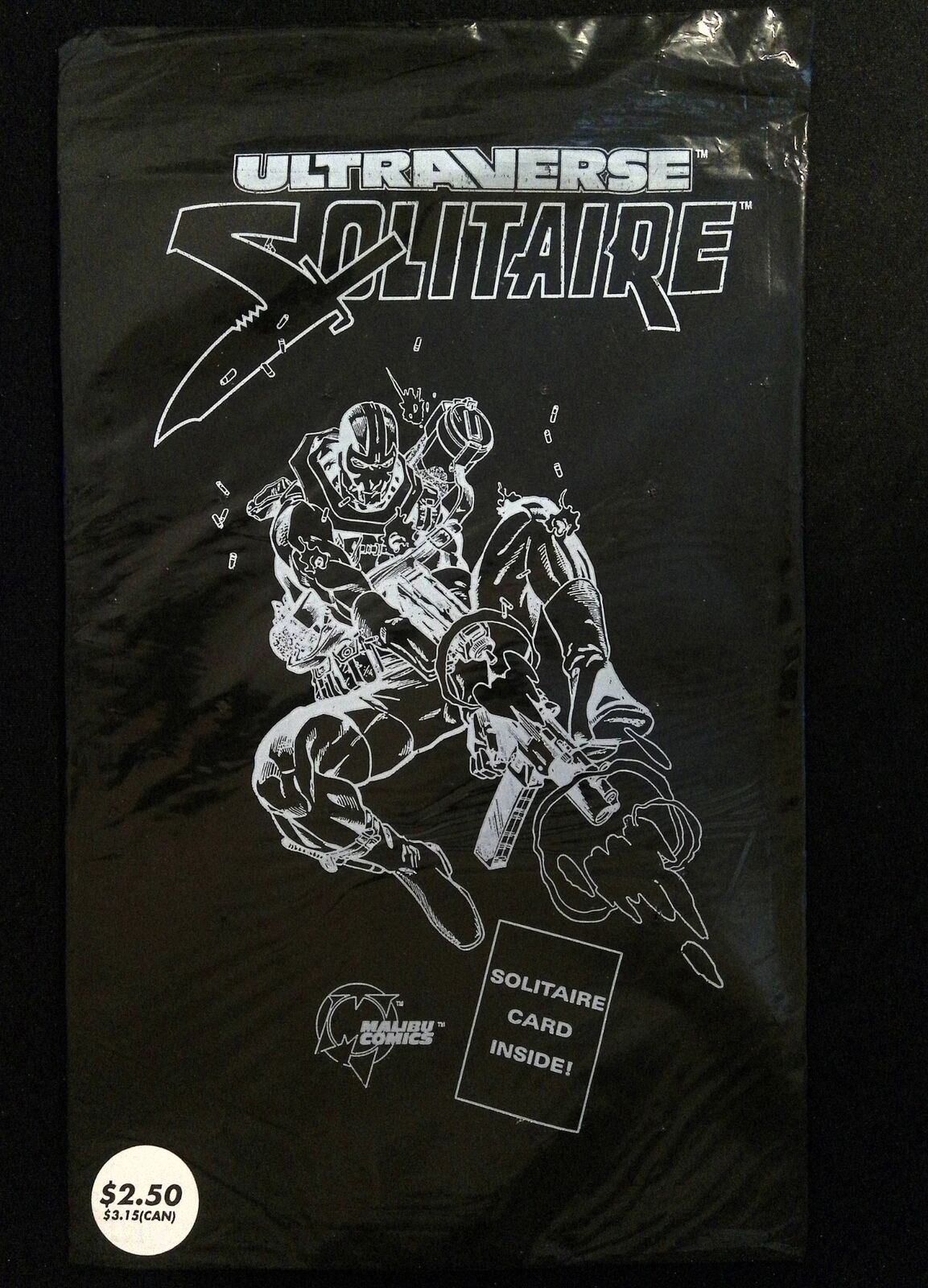 Solitaire #1P MALIBU Comics 1993 VF/NM JOHNSON AND KAALBERG VARIANT