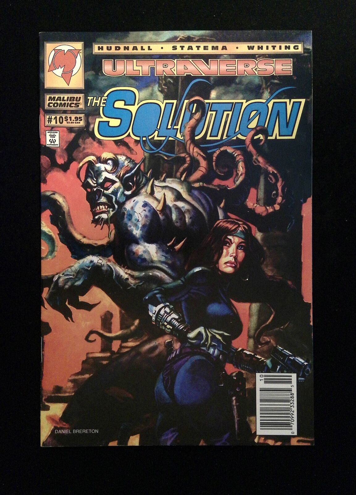 Solution #10 MALIBU Comics 1994 VF+ NEWSSTAND