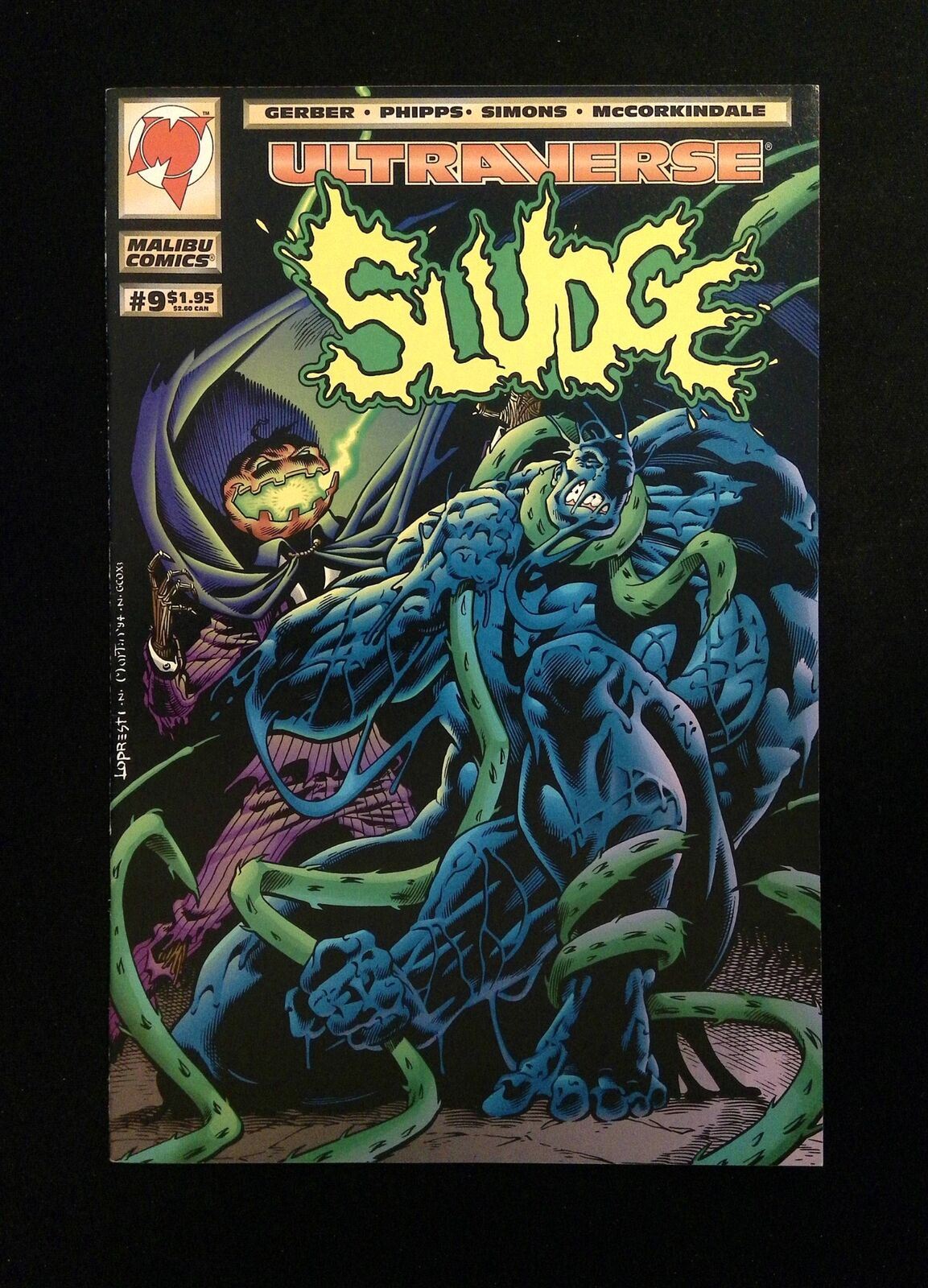 Sludge #9 MALIBU Comics 1994 VF+