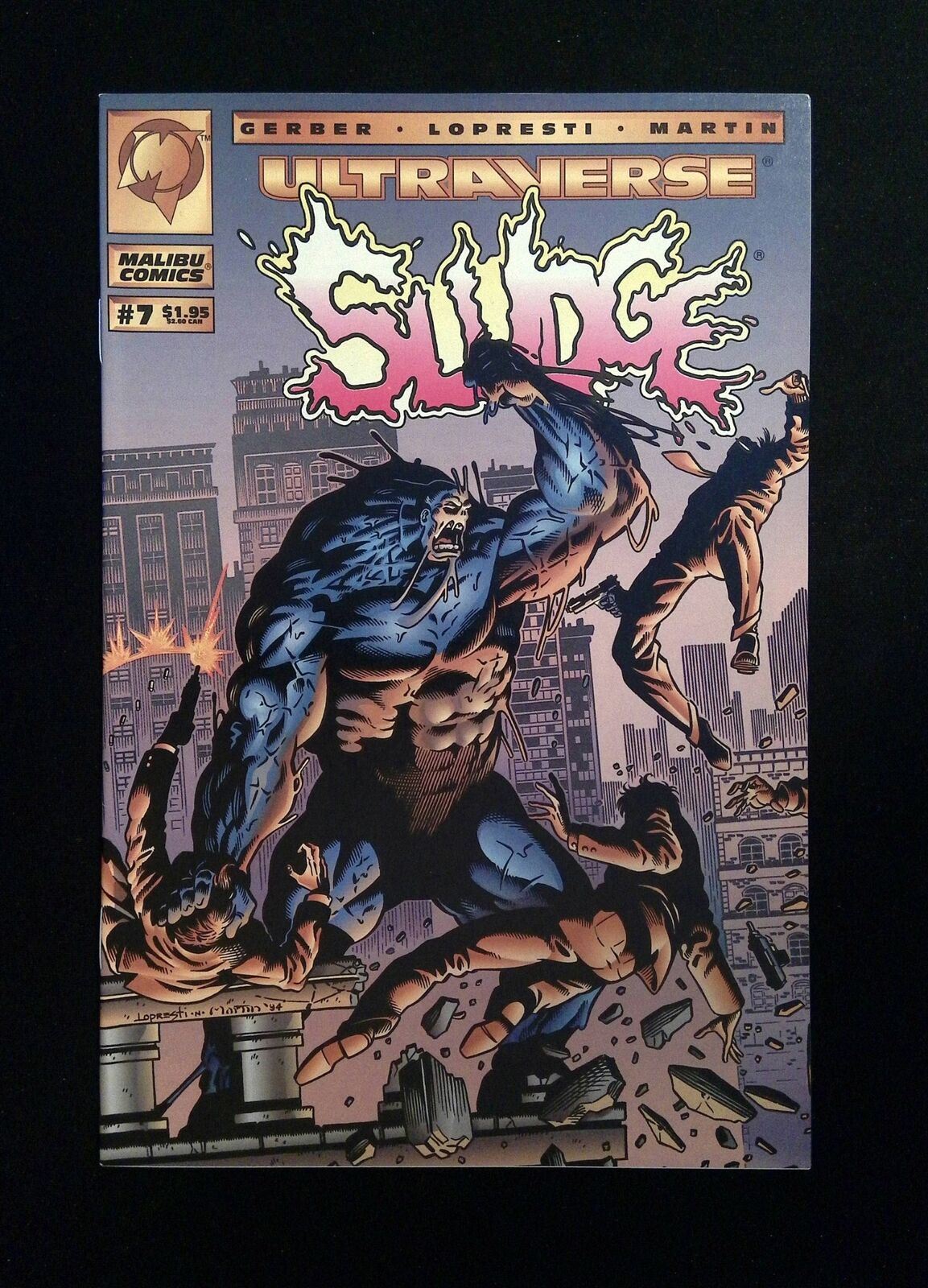 Sludge #7 MALIBU Comics 1994 VF+