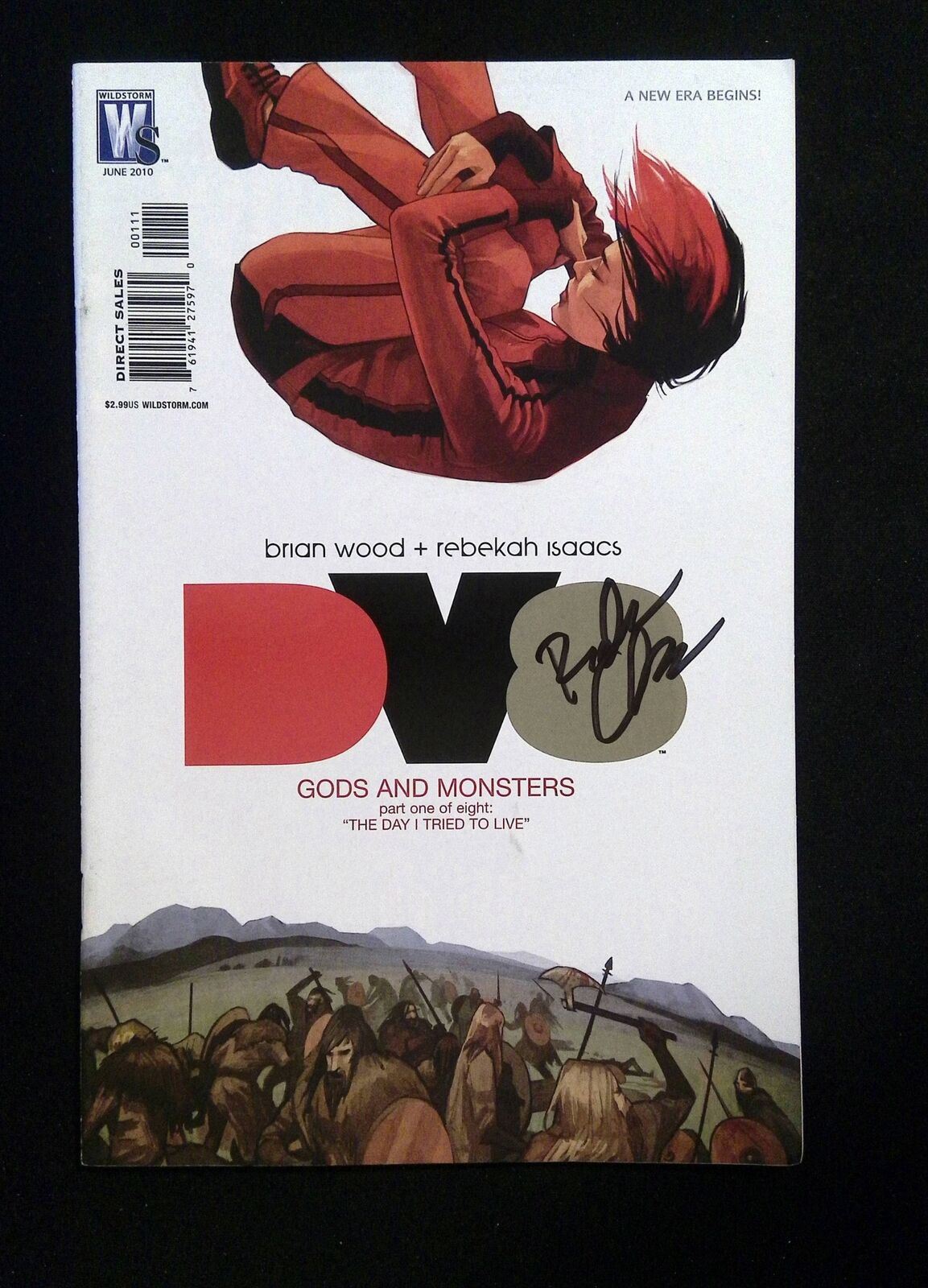 Dv8 Gods And Monsters #1 Wildstorm Comics 2010 VF+ SIGNED REBEKAH ISAACS
