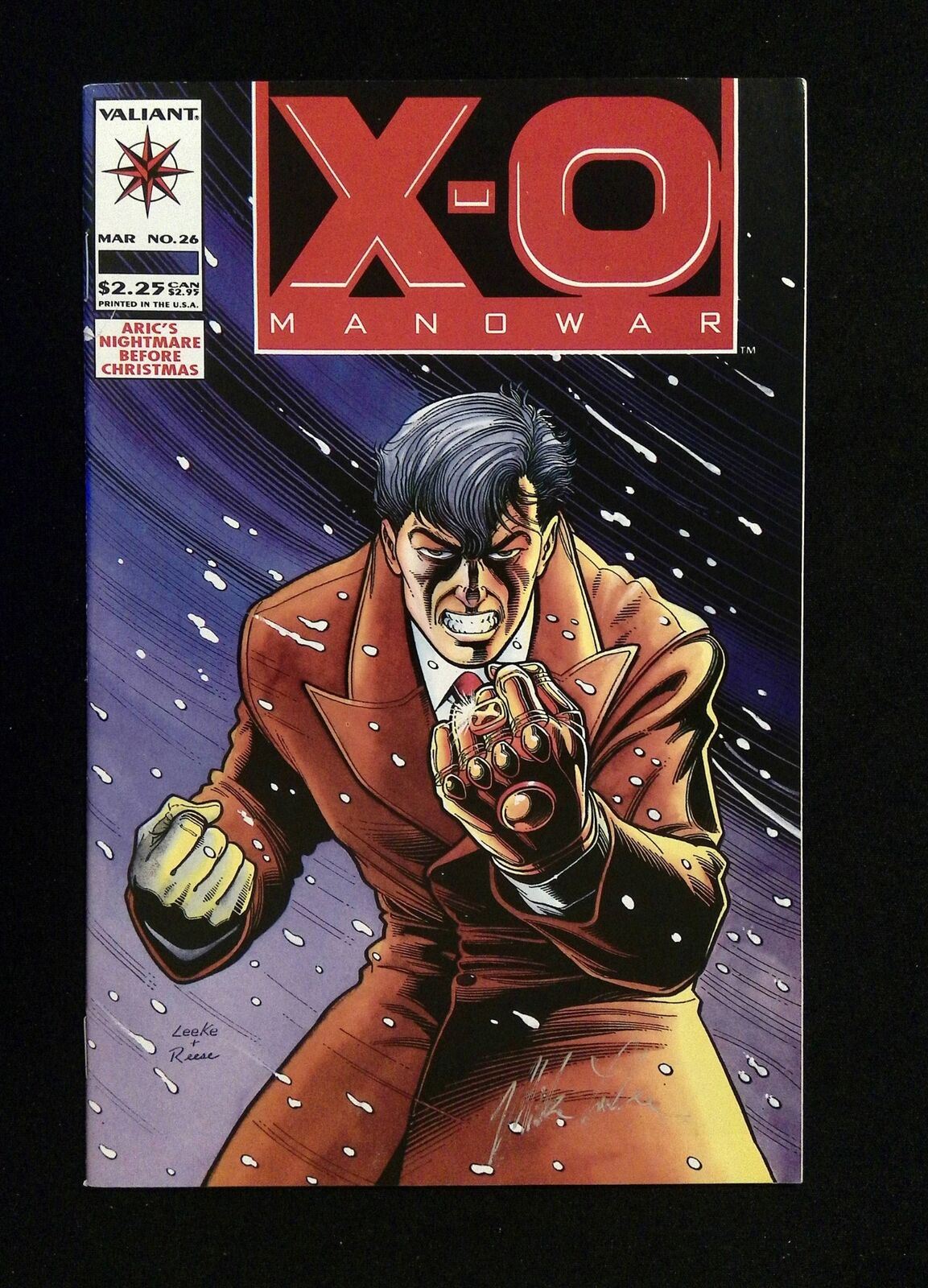 X-O Manowar #26 Valiant Comics 1994 VF- SIGNED