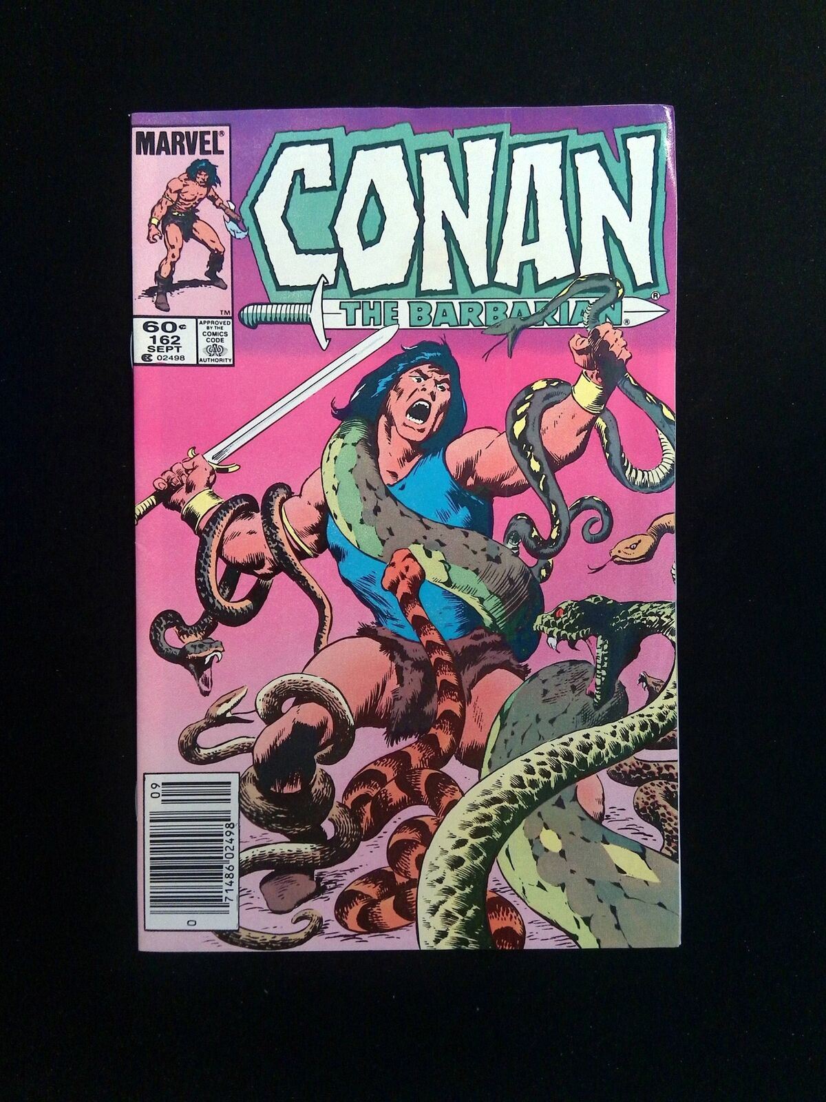 Conan the Barbarian #162 MARVEL Comics 1984 VF+ NEWSSTAND