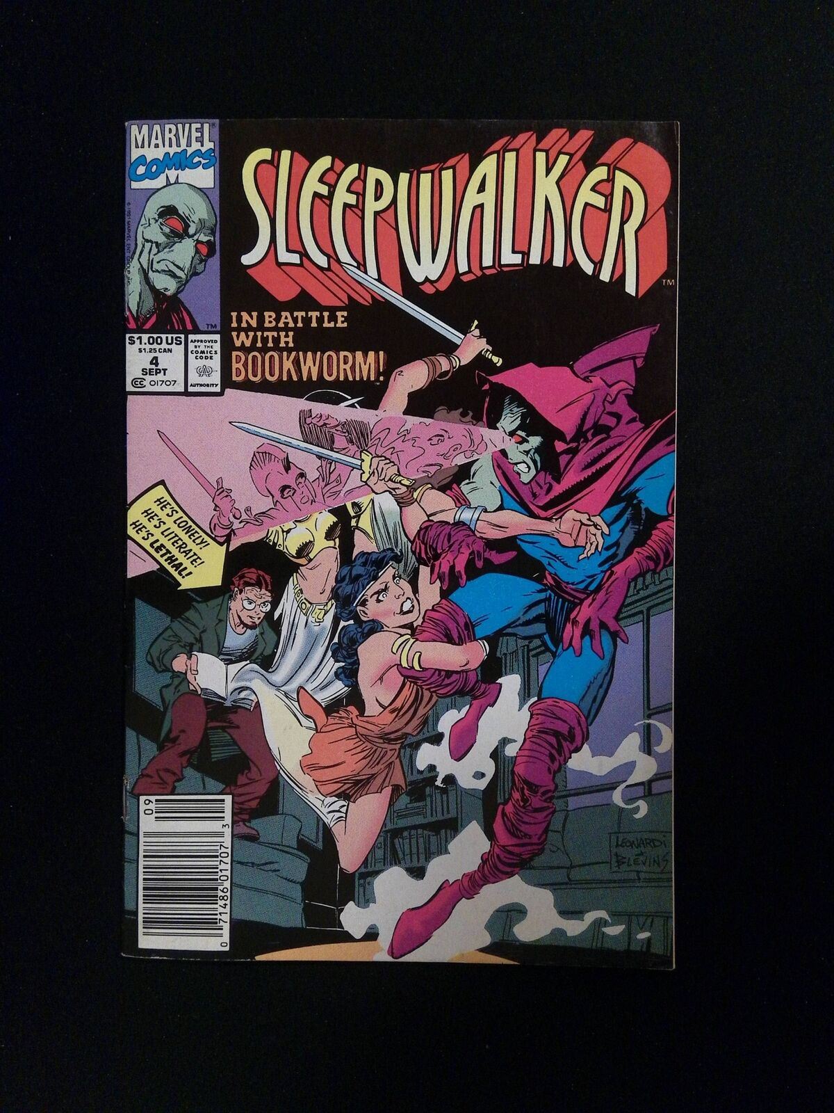 Sleepwalker #4 Marvel Comics 1991 VF- Newsstand