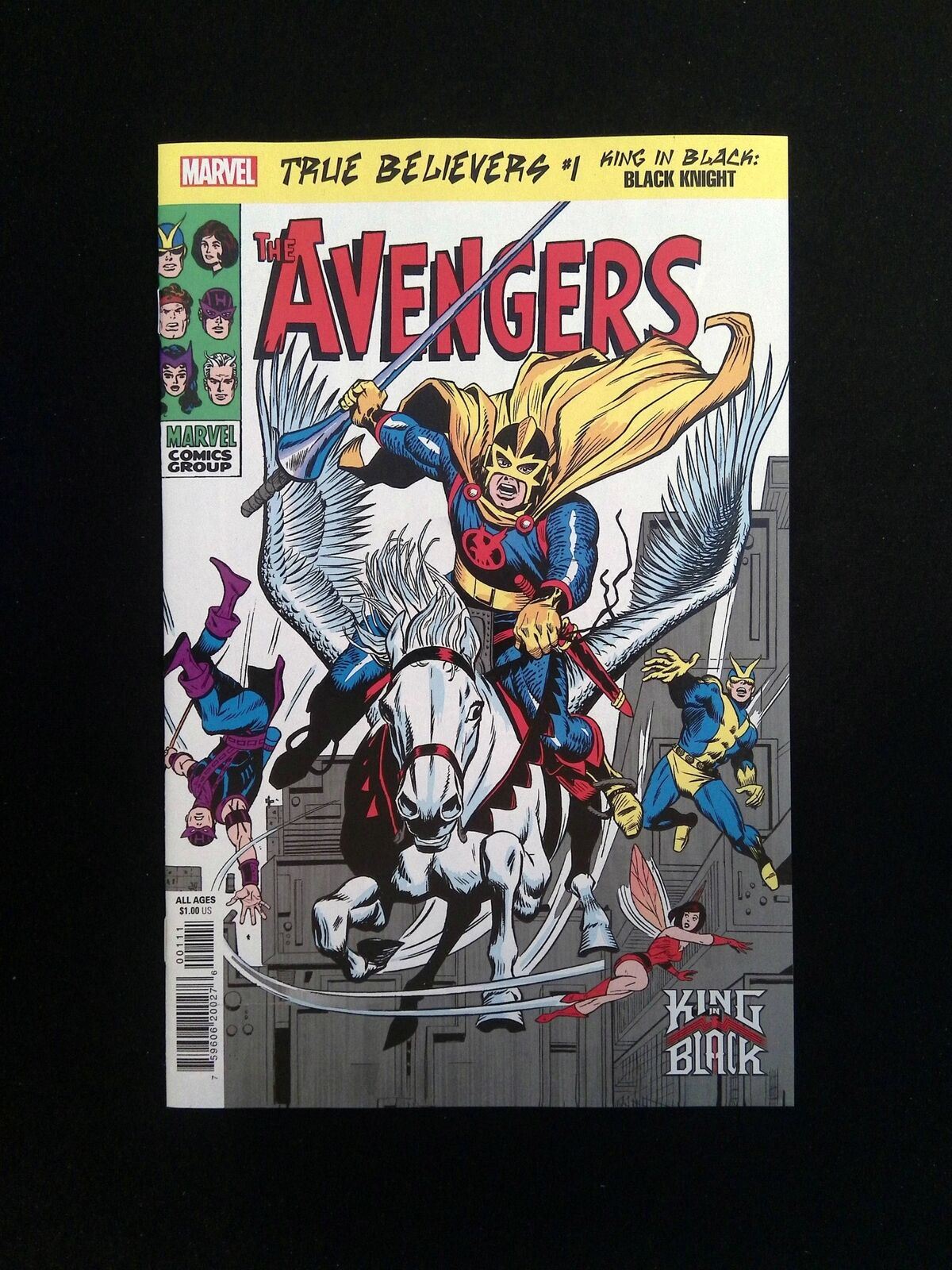 True Believers King in Black Black Knight #1 MARVEL Comics 2021 NM
