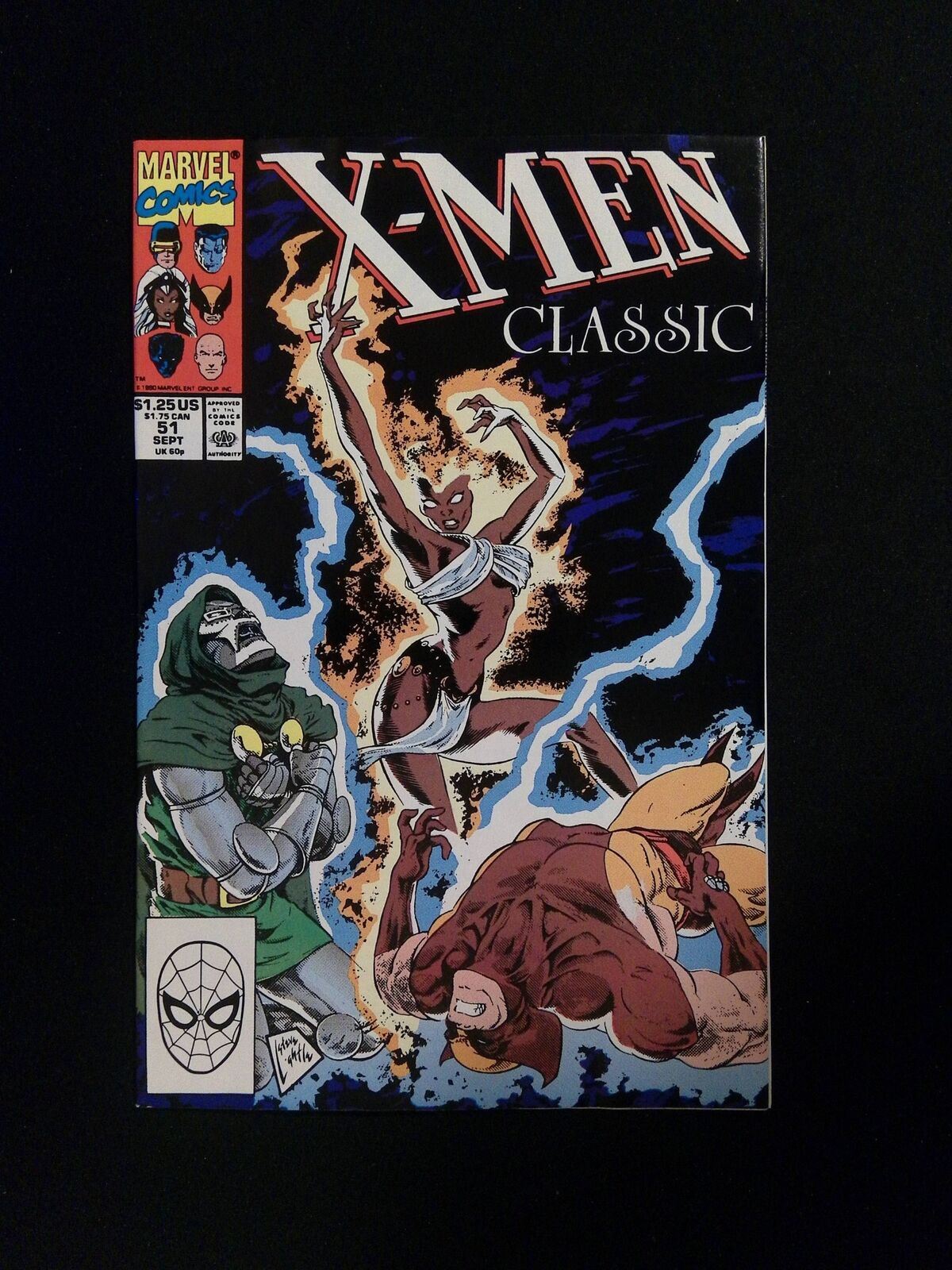Classic X-Men #51 Marvel Comics 1990 VF+