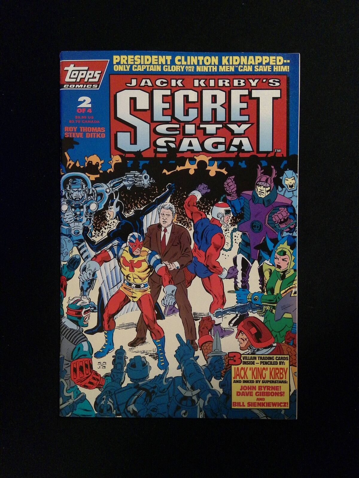Jack Kirby's Secret City Saga #2 Topps Comics 1993 VF/NM