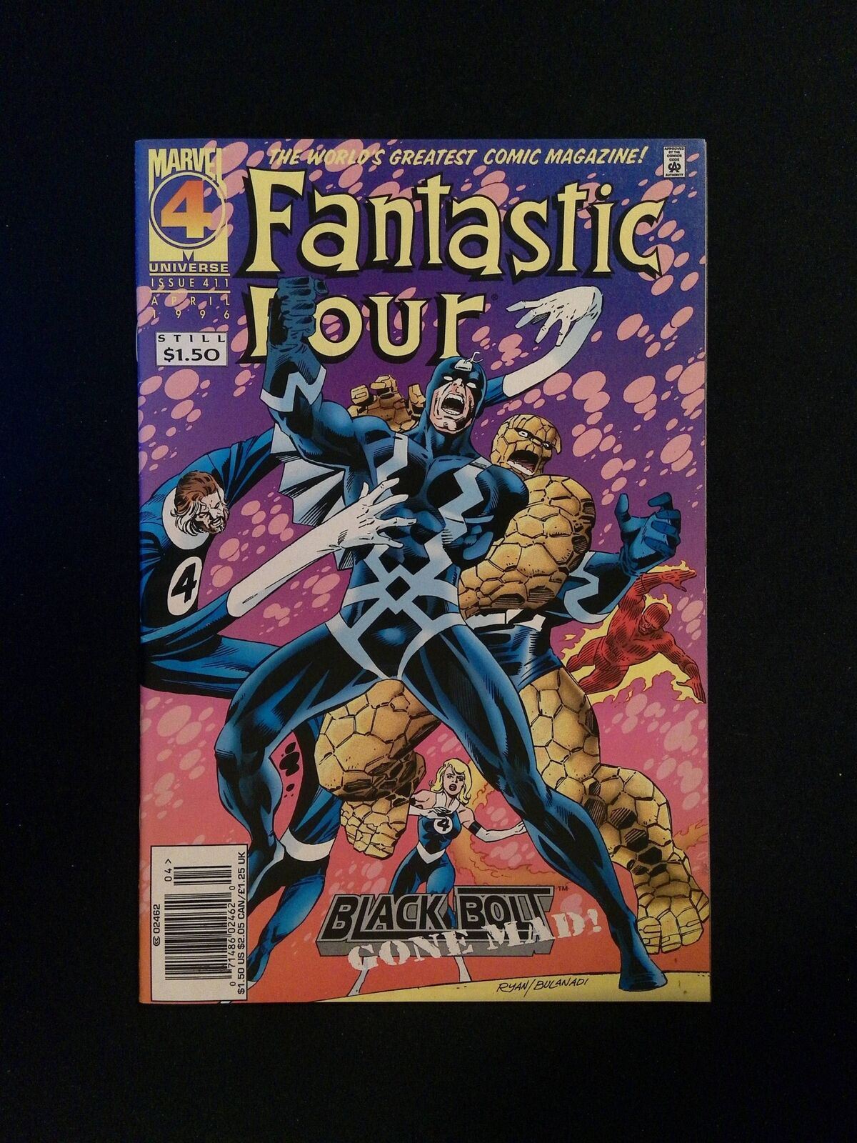 Fantastic Four #411 Marvel Comics 1996 VF+ Newsstand