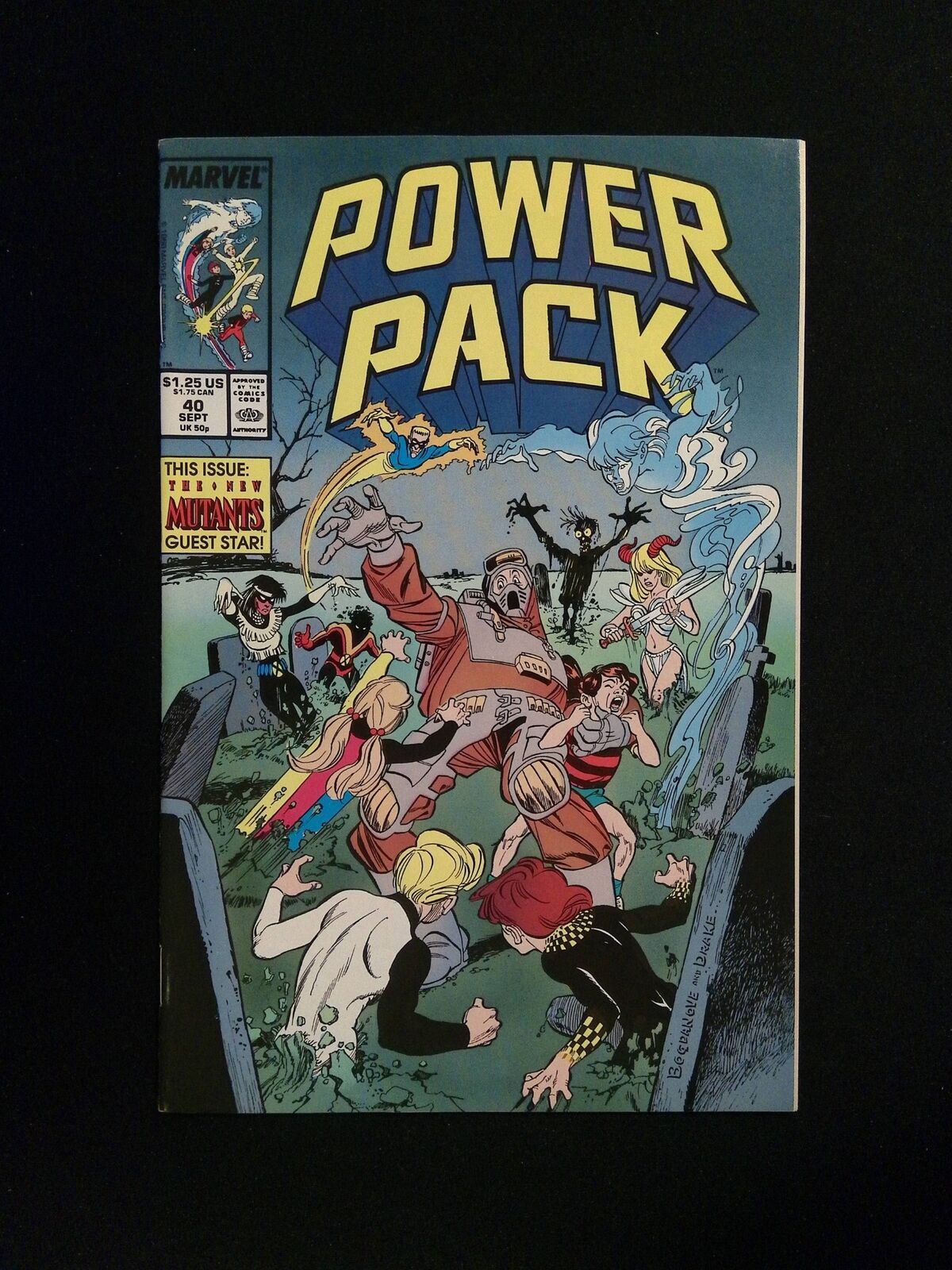 Power Pack #40 Marvel Comics 1988 VF+