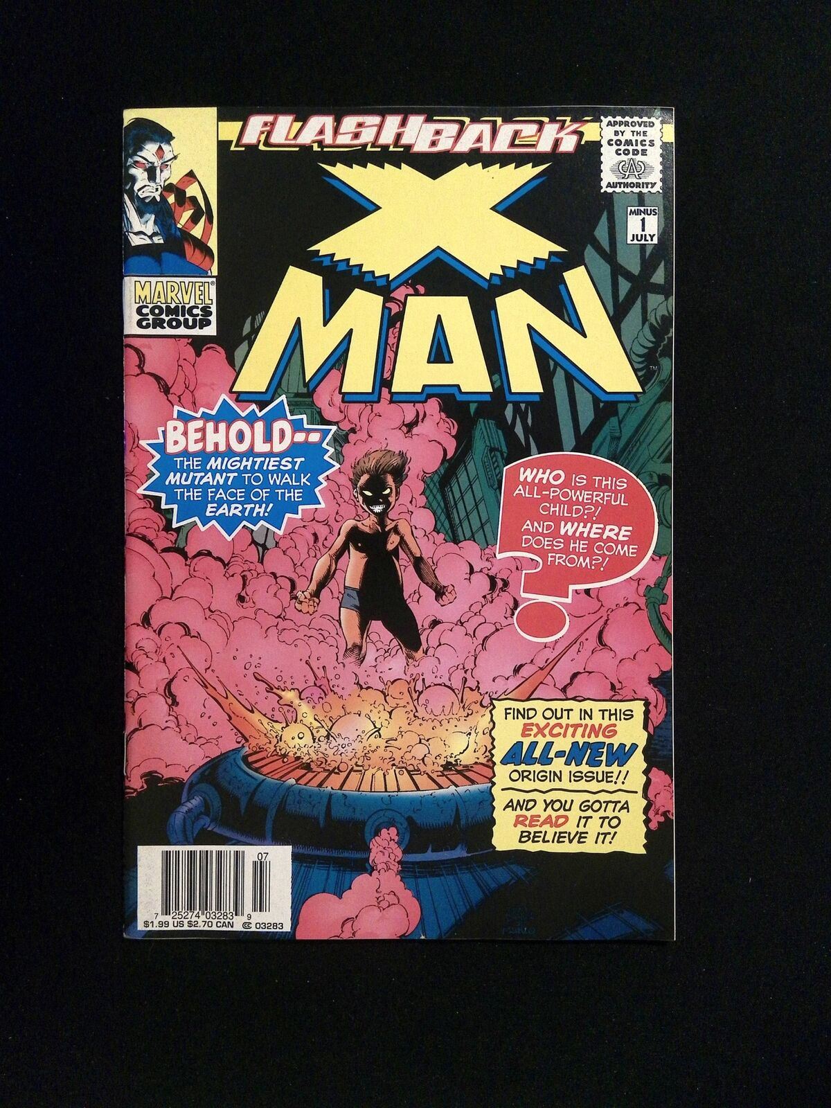 X-Man ##-1 MARVEL Comics 1997 VF+ NEWSSTAND
