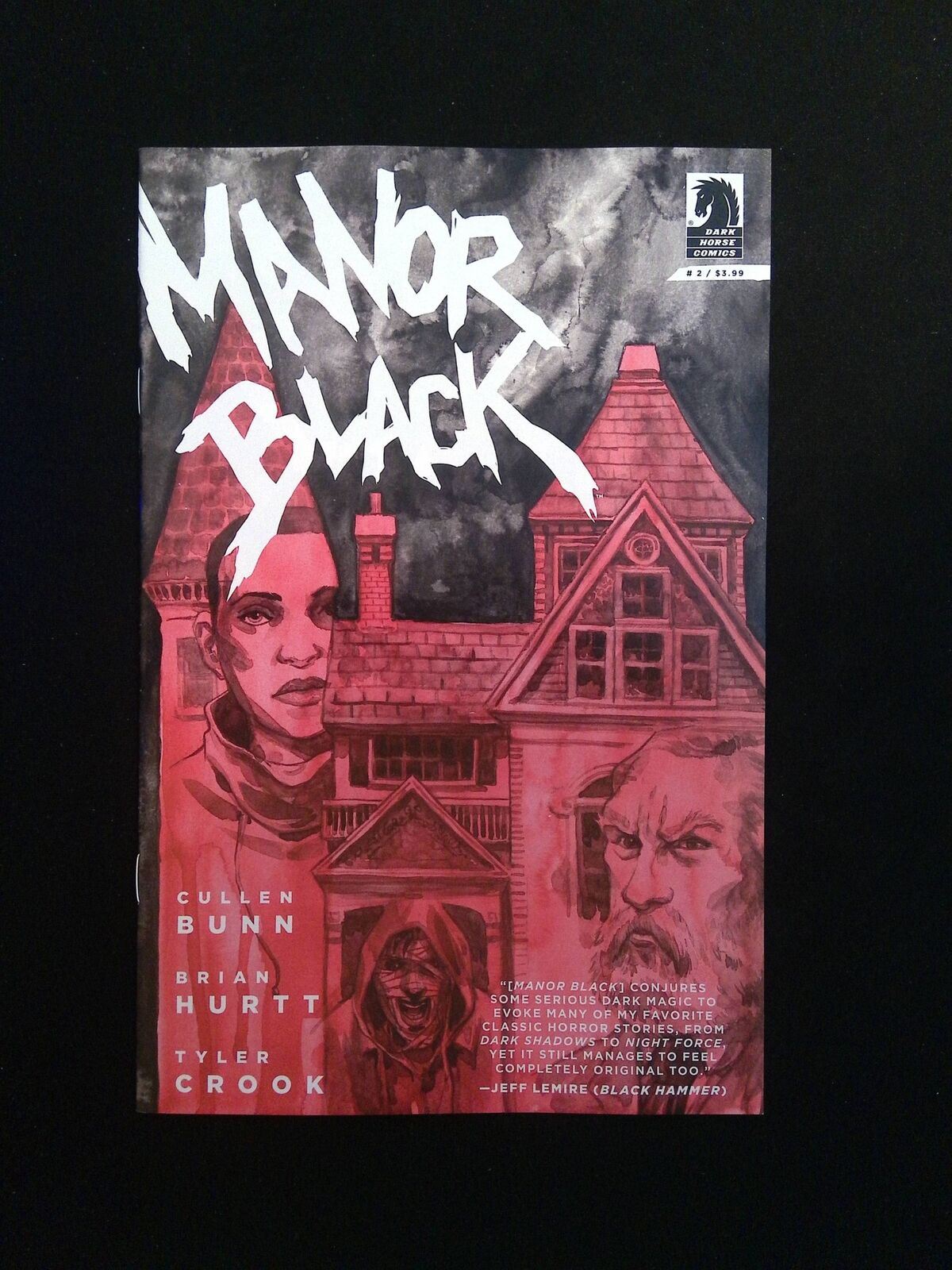 Manor Black #2B DRACK HORSE Comics 2019 NM TROMPSON VARIANT