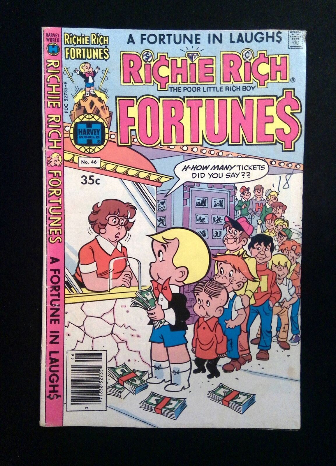 Richie Rich Fortunes #46 HARVEY Comics 1979 FN- NEWSSTAND