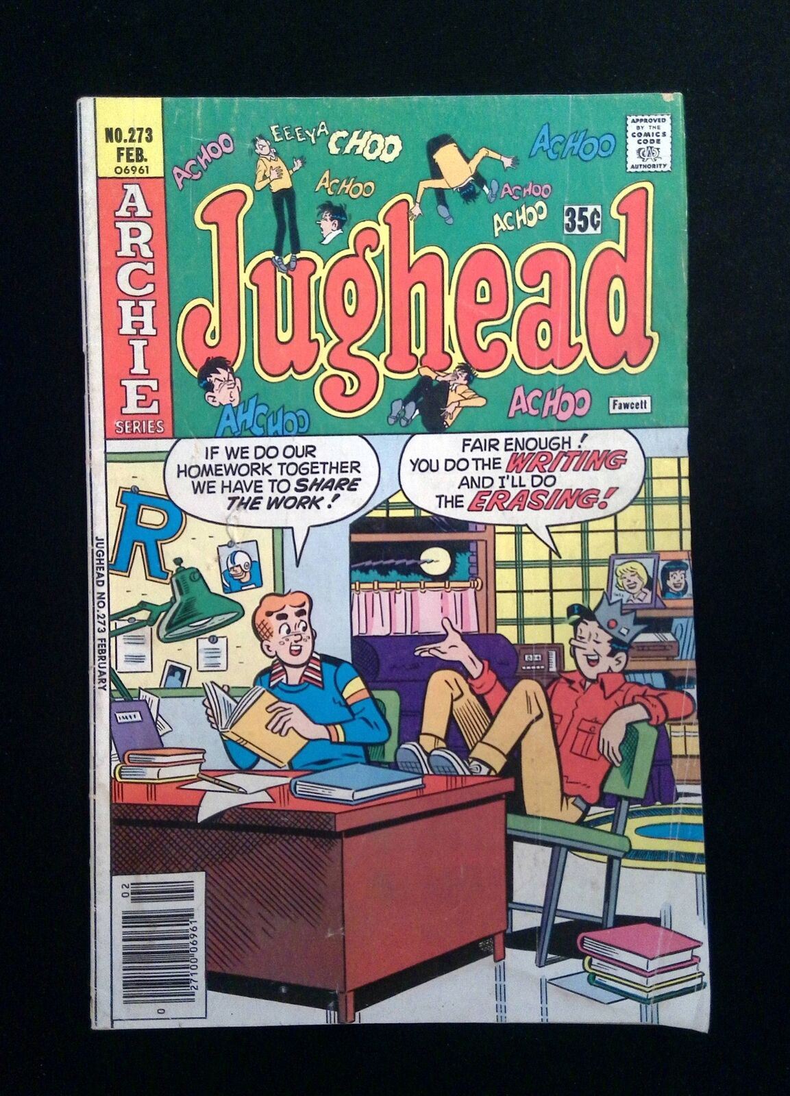 Jughead #273 ARCHIE Comics 1978 VG/FN NEWSSTAND