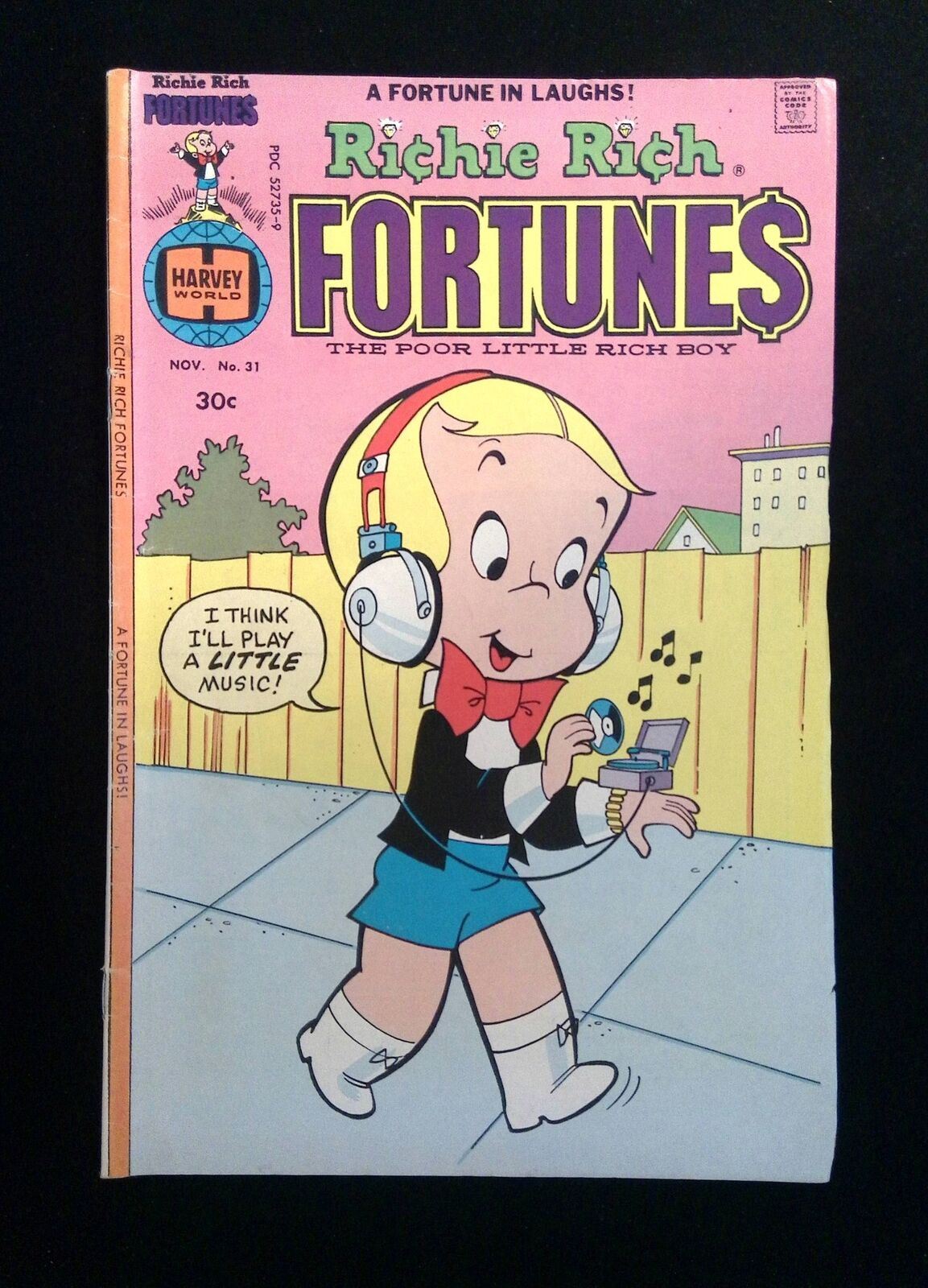 Richie Rich Fortunes #31 HARVEY Comics 1976 FN