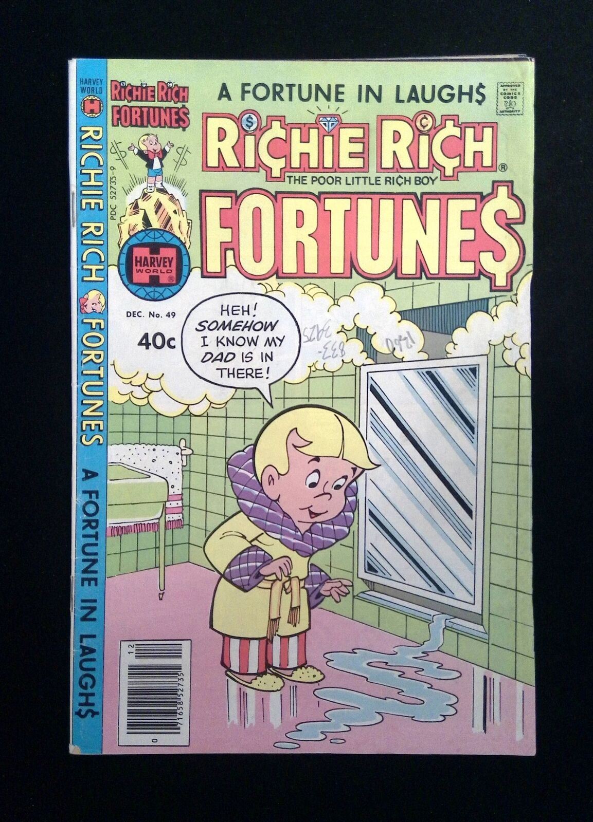 Richie Rich Fortunes #49 HARVEY Comics 1979 FN+ NEWSSTAND