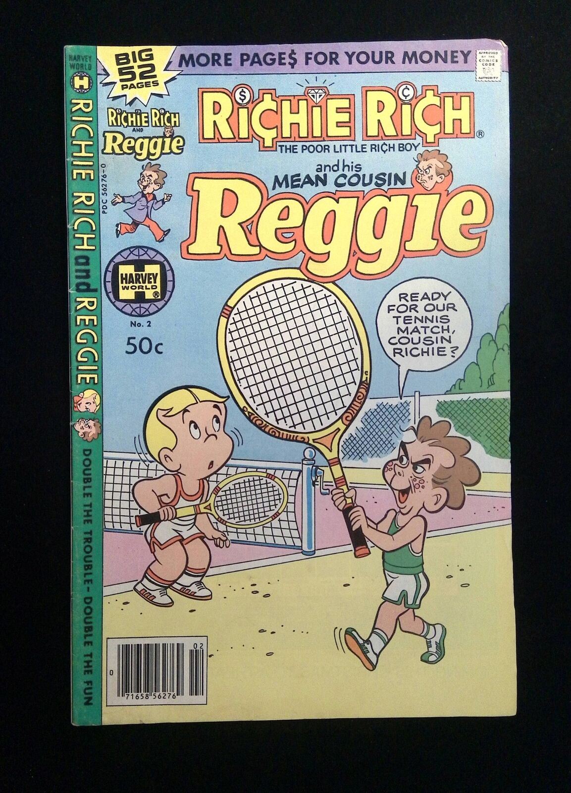 Richie Rich And His Mean Cousin Reggie #2 HARVEY Comics 1979 VF- NEWSSTAND