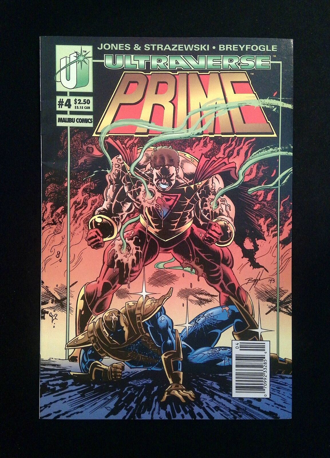 Prime #4 MALIBU Comics 1993 VF+ NEWSSTAND
