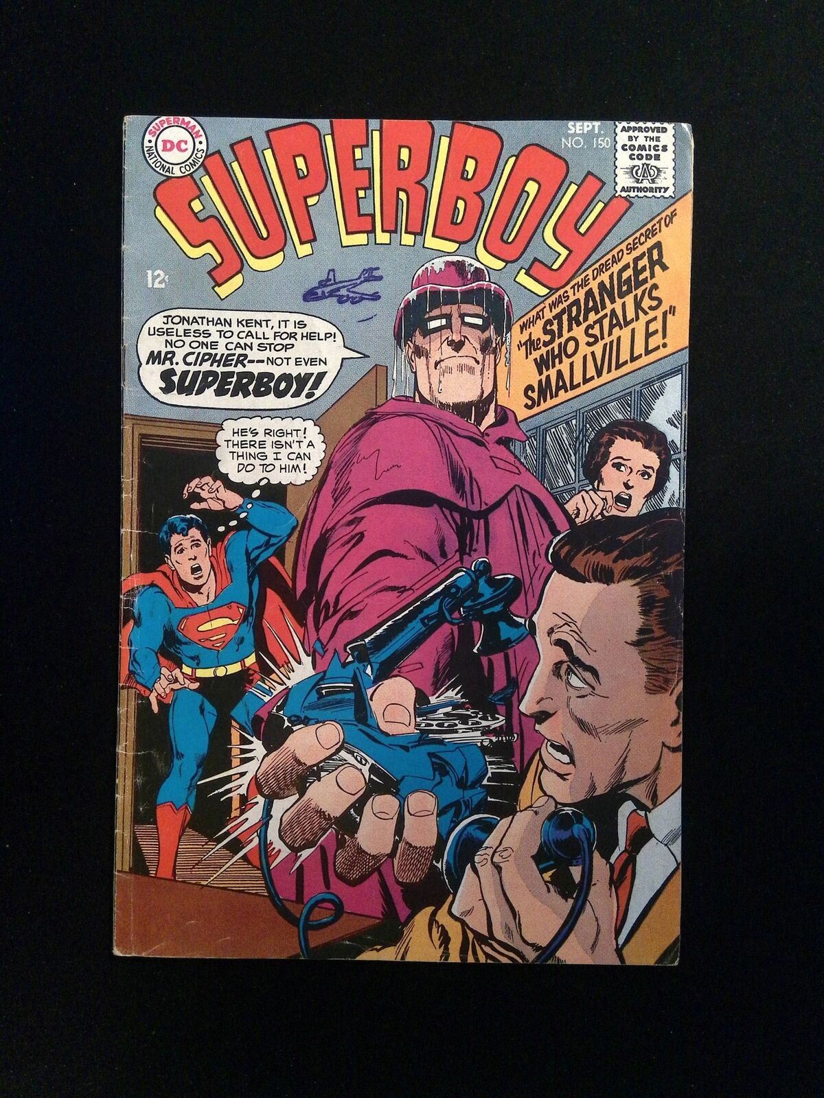 Superboy #150 DC Comics 1968 FN-