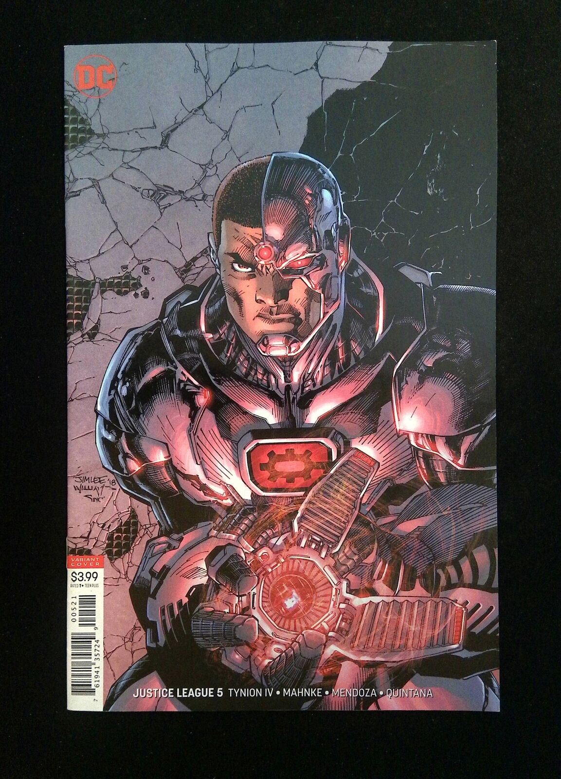 Justice League #5B DC Comics 2018 VF+ LEE, WILLIAMS VARIANT