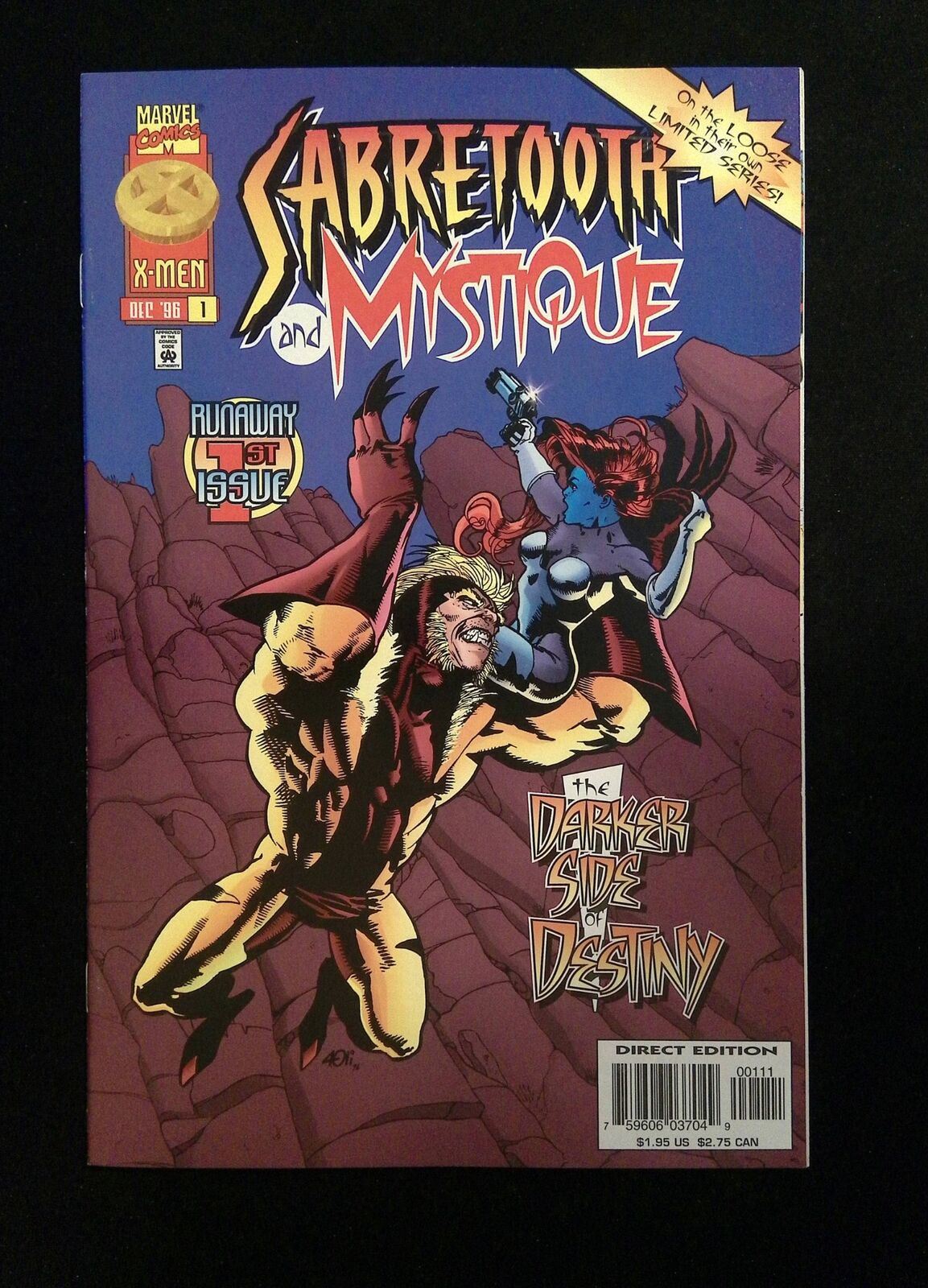 Mystique And Sabretooth #1 MARVEL Comics 1995 NM-