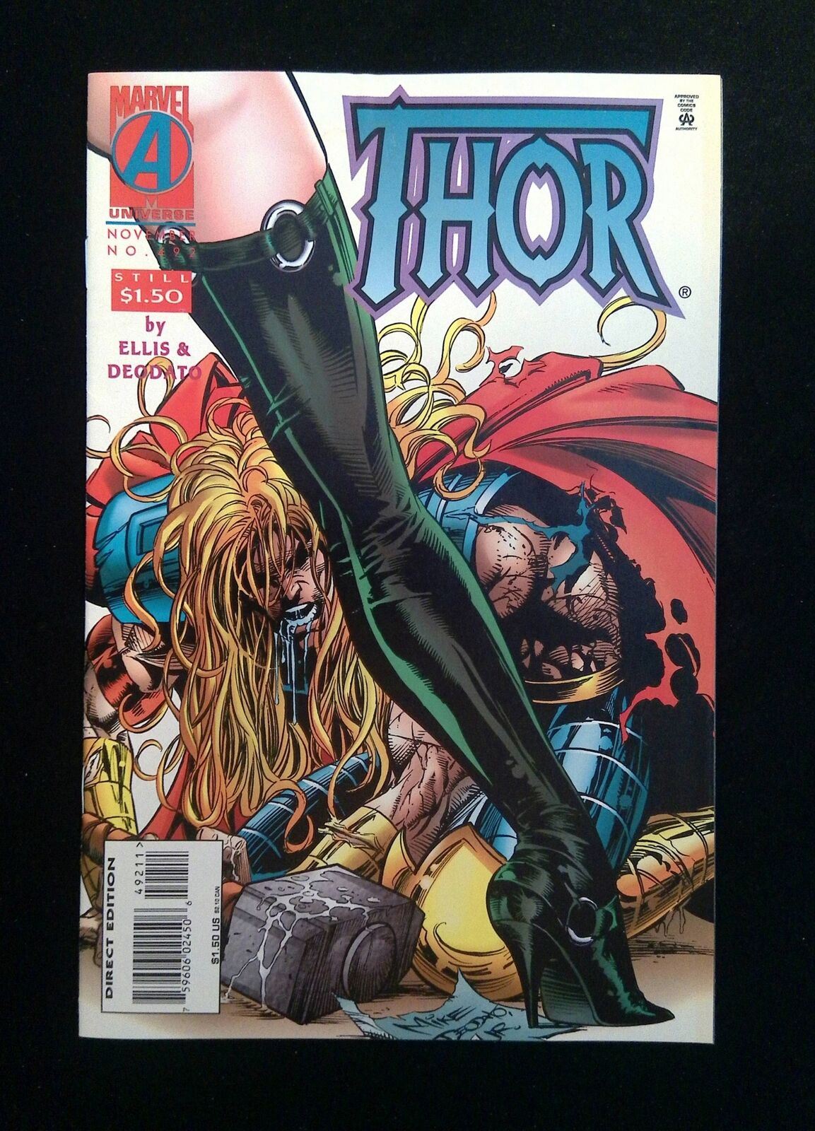 Thor #492 Marvel Comics 1995 VF+