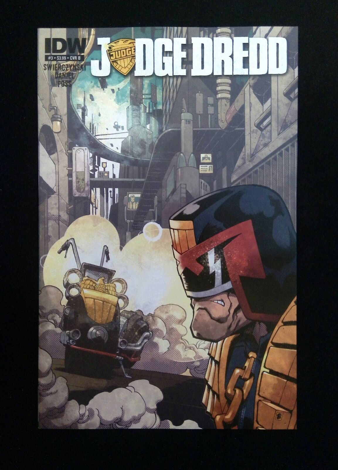 Judge Dredd #3B IDW Comics 2013 VF/NM DANIEL SWERCZYNSKI VARIANT