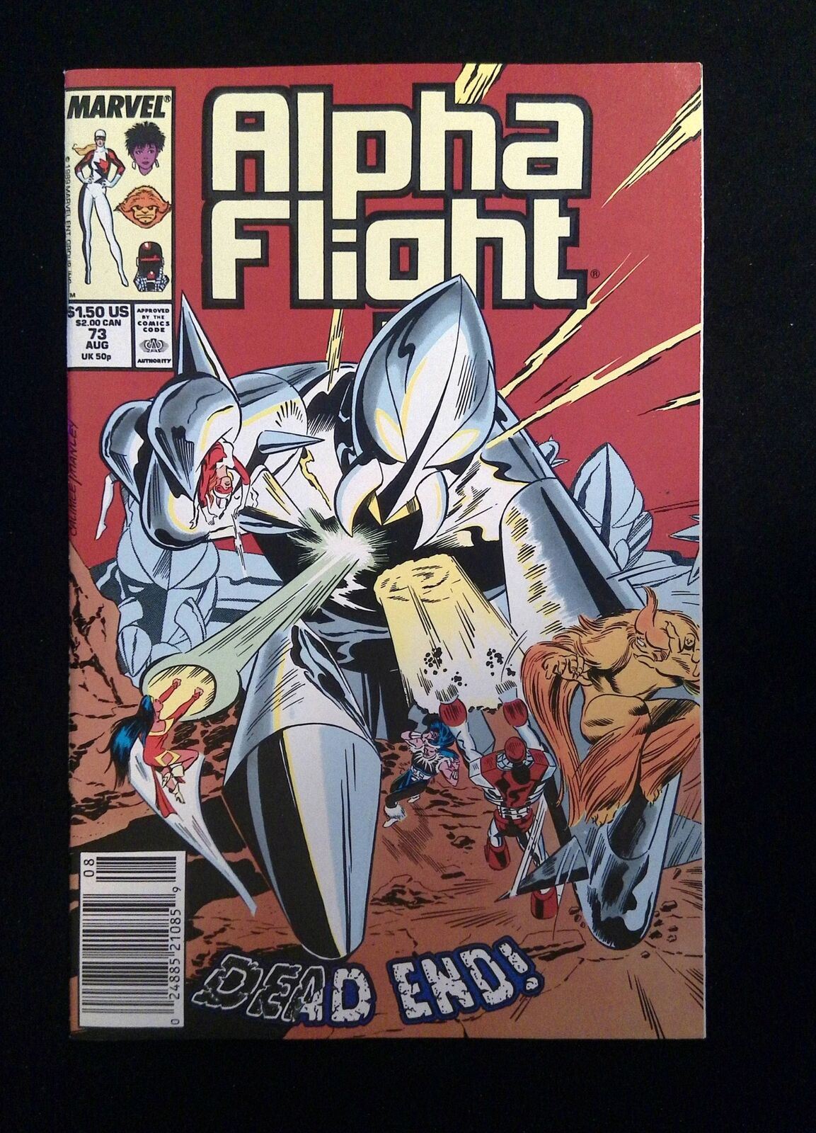 Alpha Flight #73 Marvel Comics 1989 NM- Newsstand