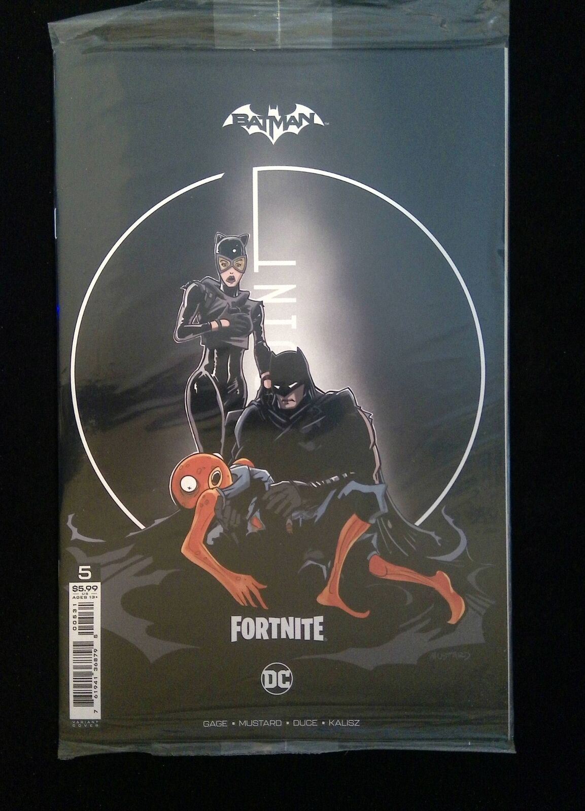 Batman Fortnite Zero Point #5C DC Comics 2021 NM+ MUSTARD VARIANT