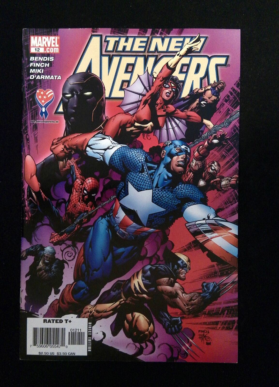 New Avengers #12 MARVEL Comics 2005 VF+