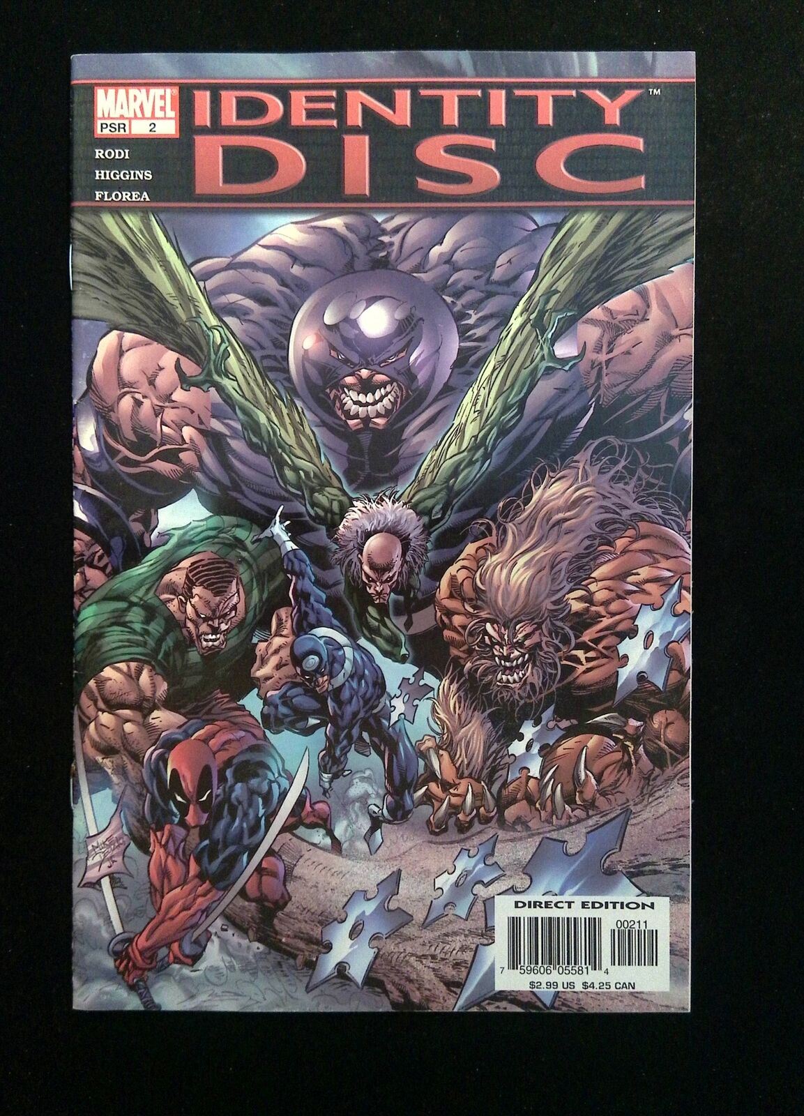 Identity Disc #2 MARVEL Comics 2004 VF+