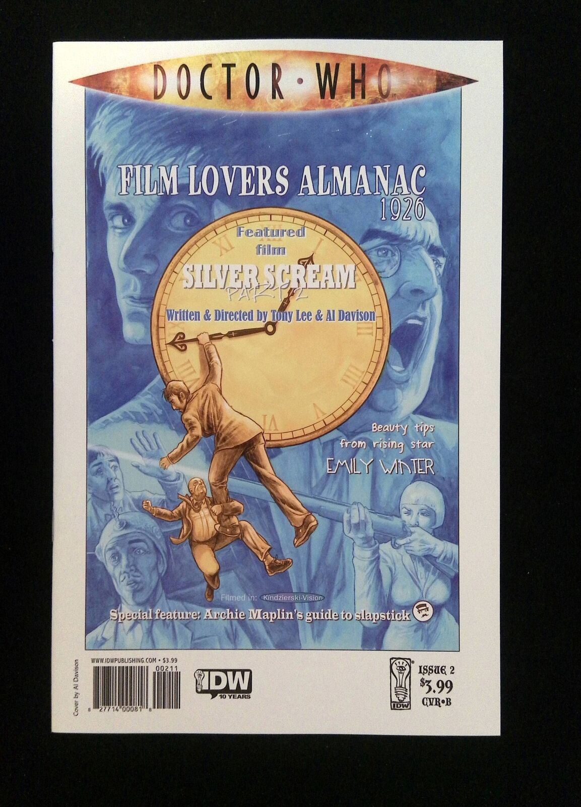 Doctor Who #2B IDW Comics 2009 NM+ Davison Variant