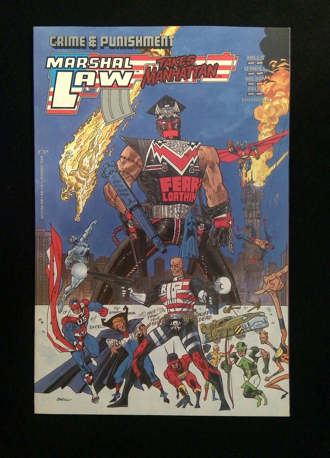Crime And Punishment Marshal Law Takes Manhattan #1 Marvel Comics 1989 VF+