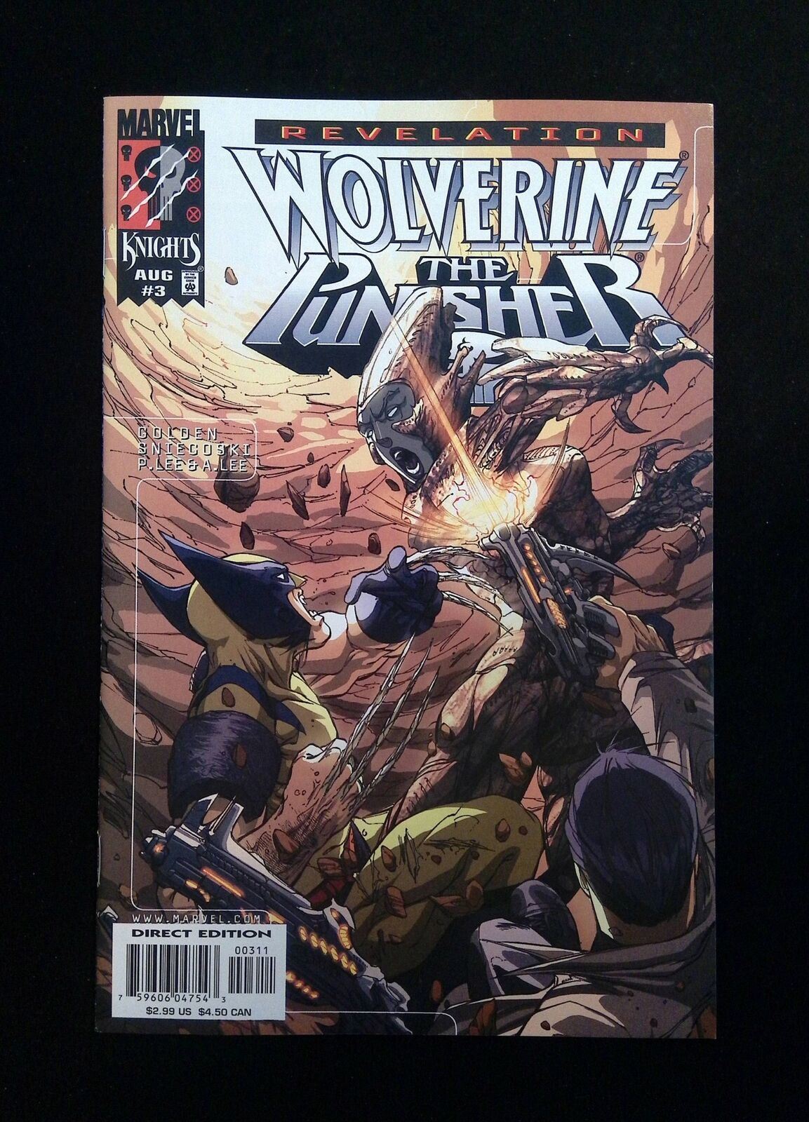 Wolverine Punisher Revelations #3 Marvel Comics 1999 NM