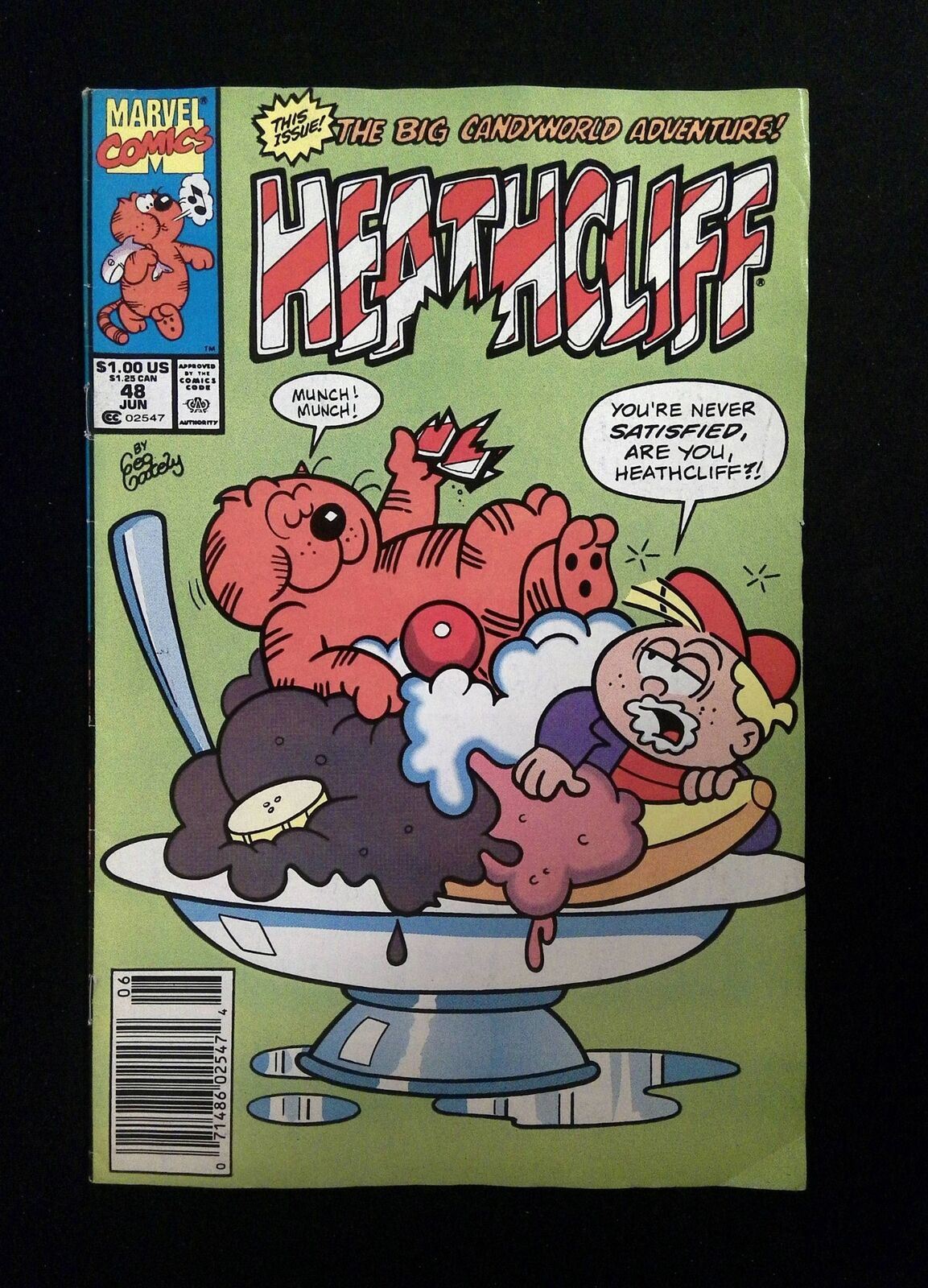 Heathcliff #48 MARVEL/STAR COMICS Comics 1990 FN NEWSSTAND