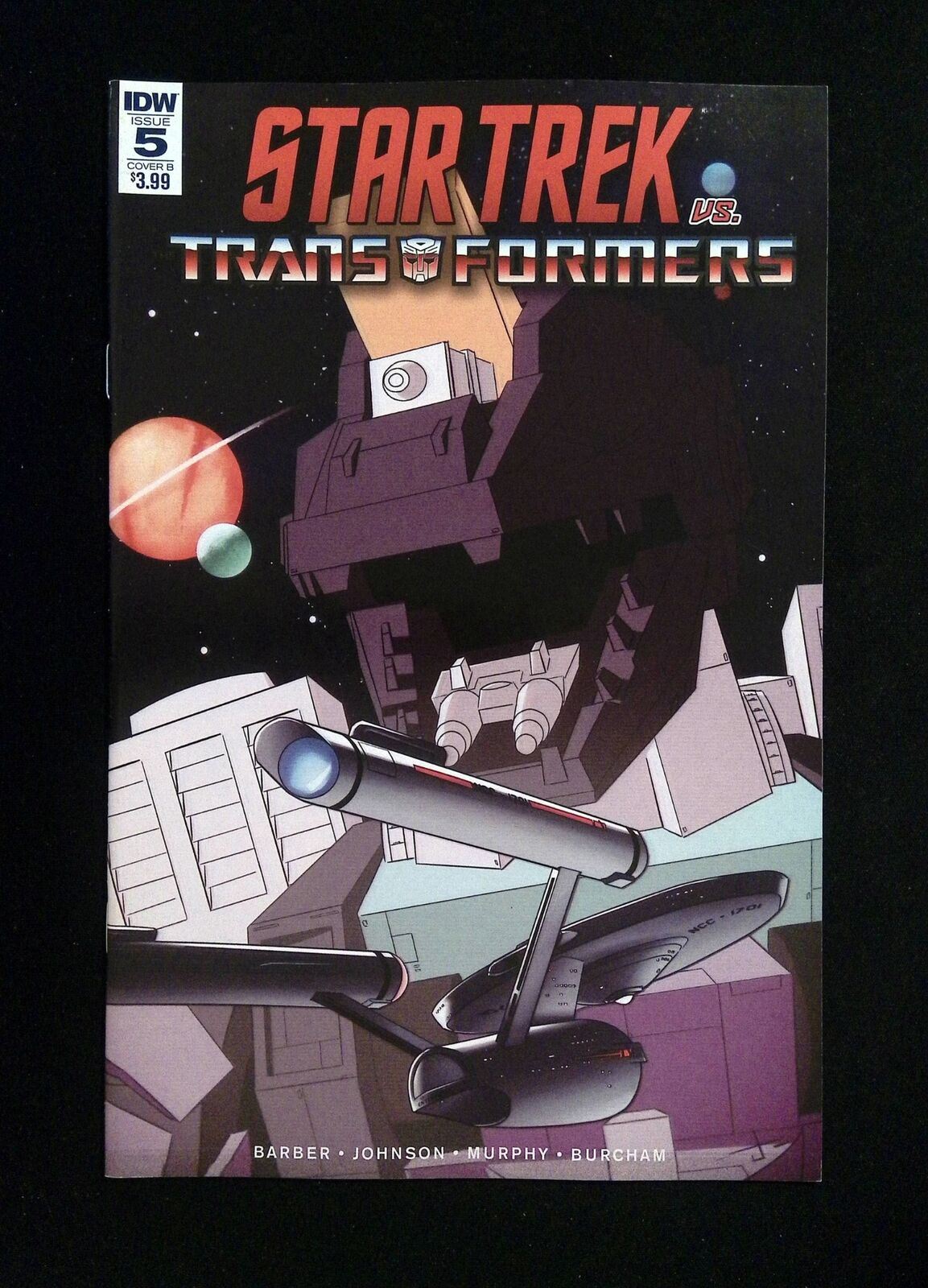 Star Trek vs Transformers #5B IDW Comics 2019 NM- Burcham Variant