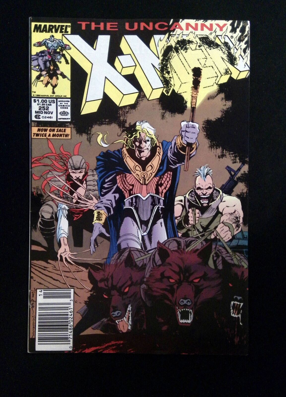 Uncanny X-Men #252 MARVEL Comics 1989 VF+ NEWSSTAND