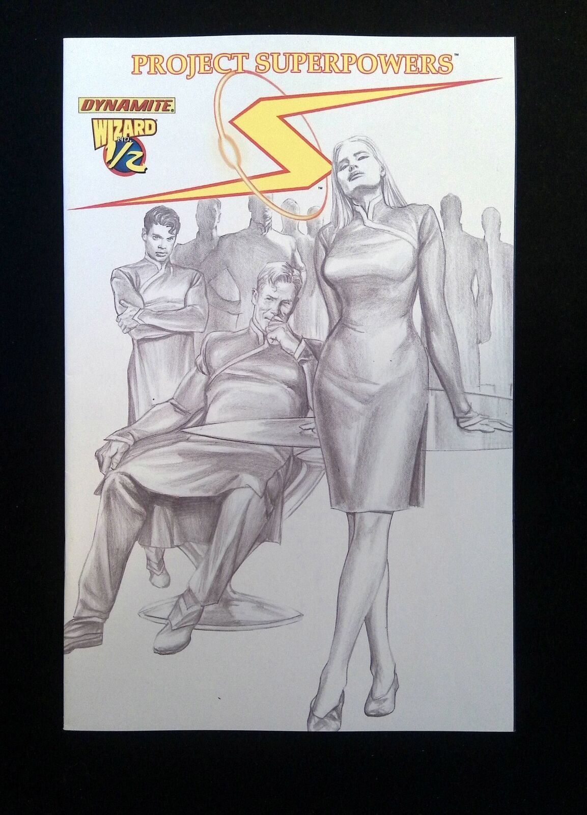 Project Superpowers Wizard #1B Dynamite Comics 2008 VF+ Sketch Variant