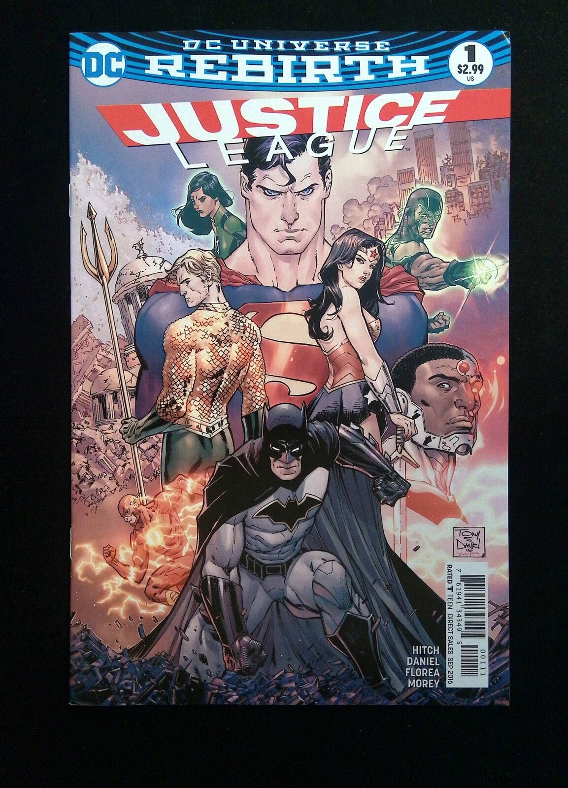 Justice League Rebirth #1 DC Comics 2017 VF+