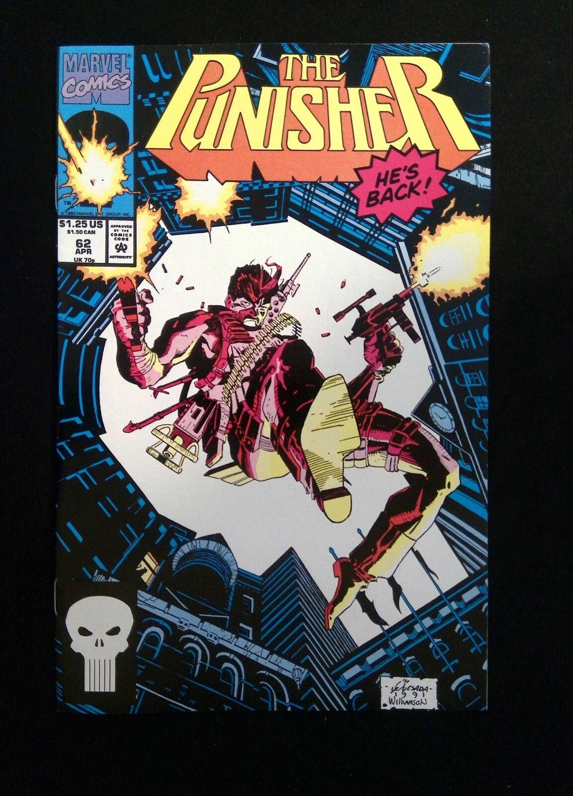 Punisher #62 (2ND SERIES) MARVEL Comics 1992 VF