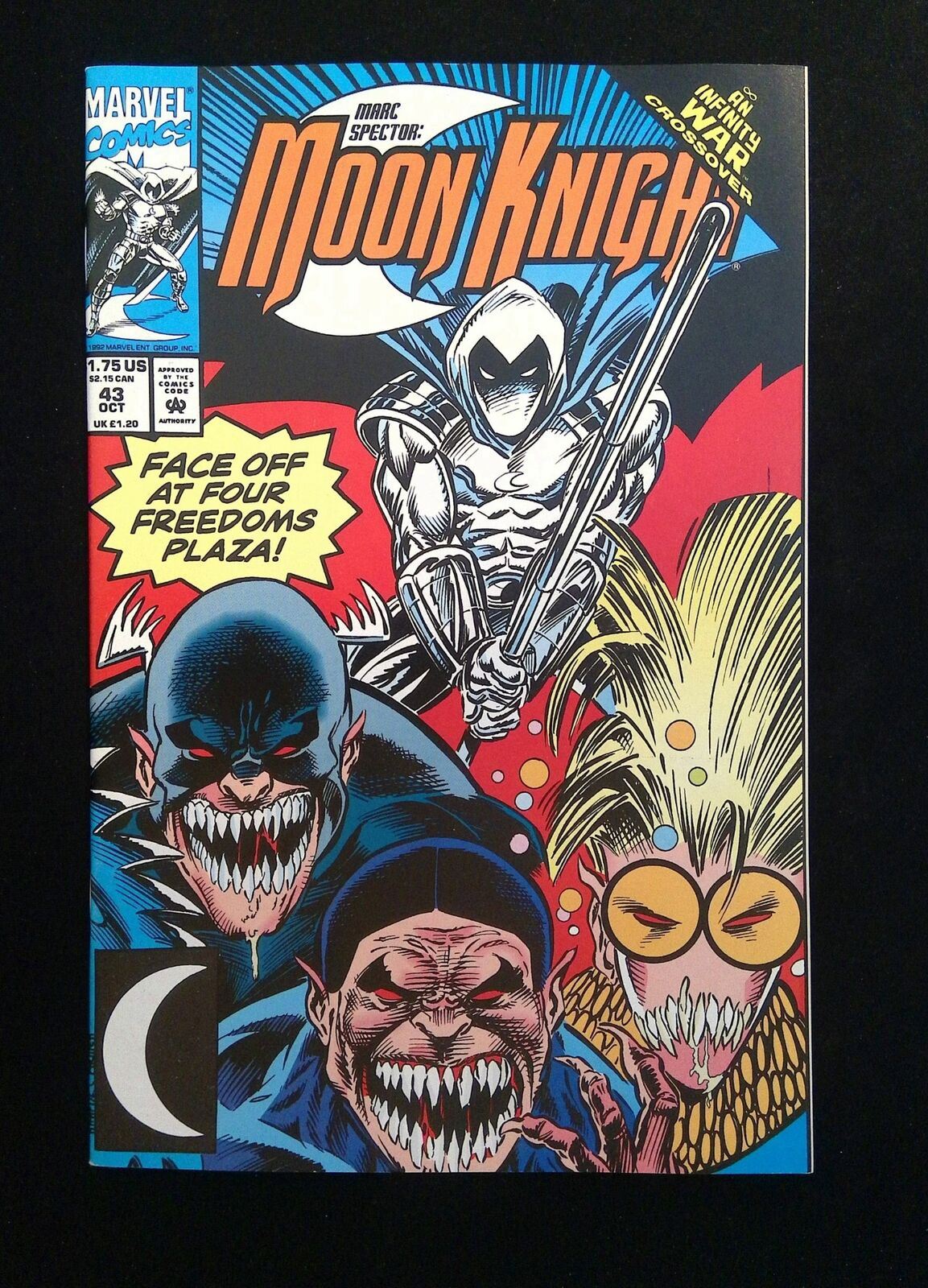Marc Spector Moon Knight #43 MARVEL Comics 1992 VF/NM