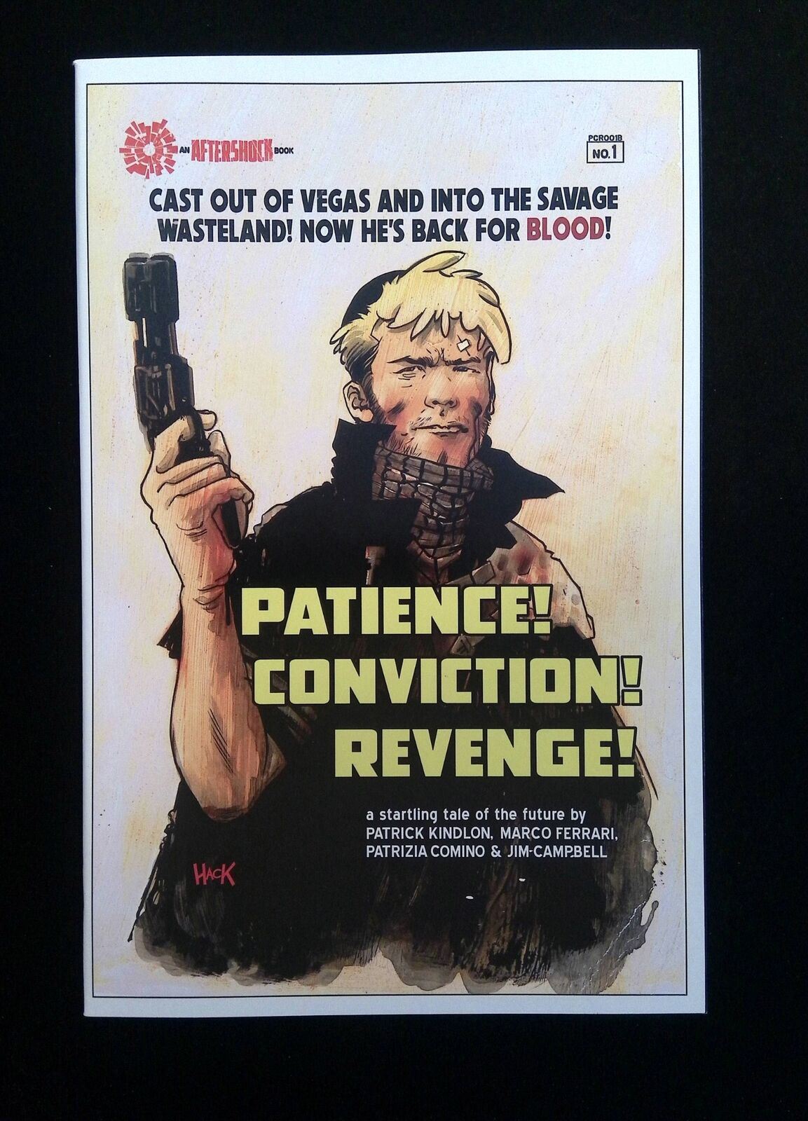 Patience Conviction Revenge #1B AFTERSHOCK Comics 2018 NM- Hack Variant
