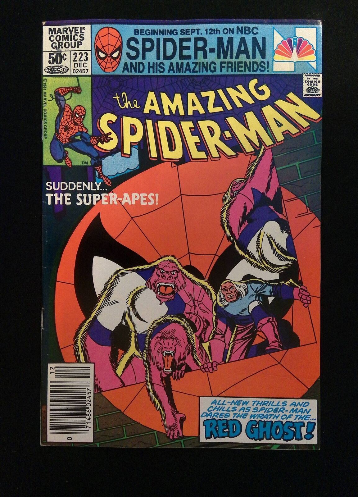 Amazing Spider-Man #223 MARVEL Comics 1981 VF- NEWSSTAND
