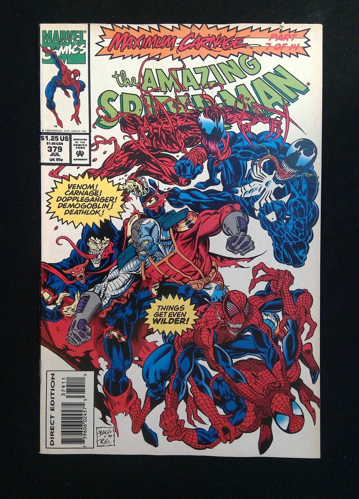 Amazing Spider-Man #379 MARVEL Comics 1993 VF