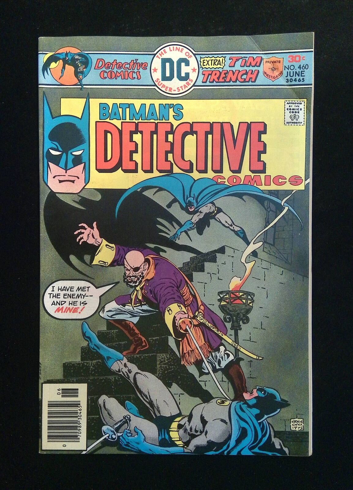Detective Comics #460 DC Comics 1976 VF Newsstand