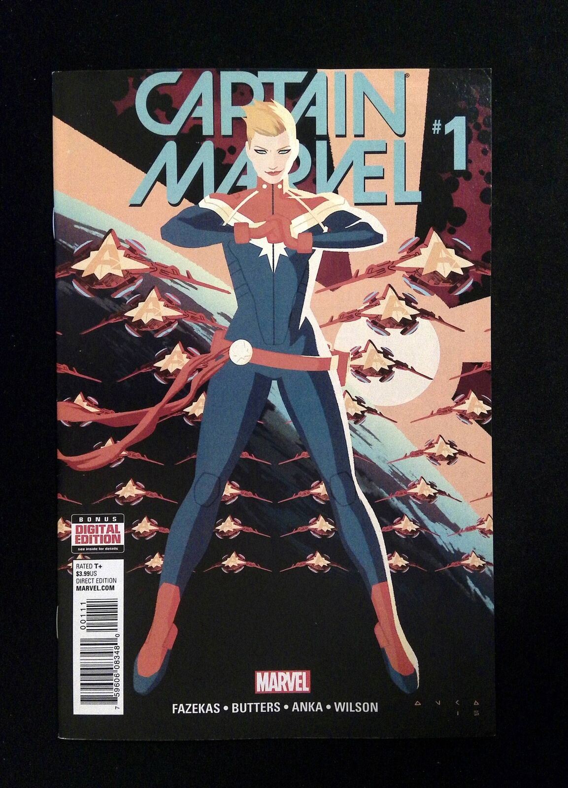 Captain Marvel #1H (9TH SERIES) MARVEL Comics 2016 NM- KRIS ANKA VARIANT