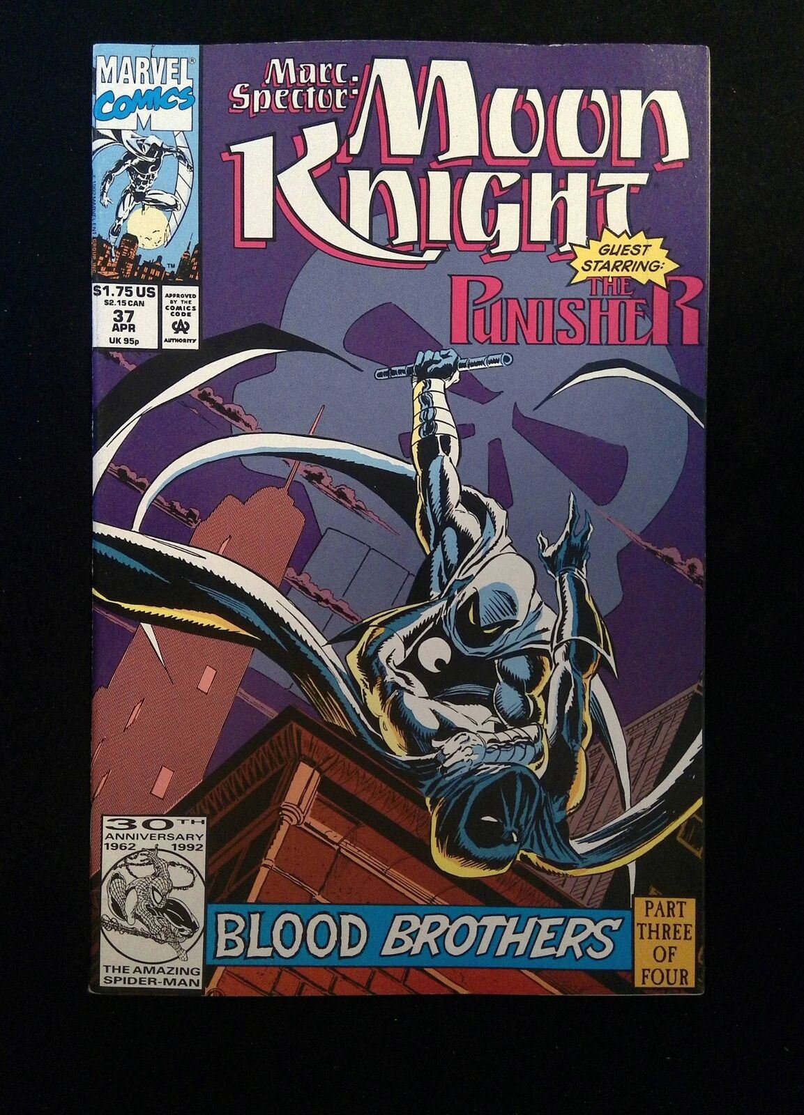 Marc Spector Moon Knight #37 Marvel Comics 1992 VF+