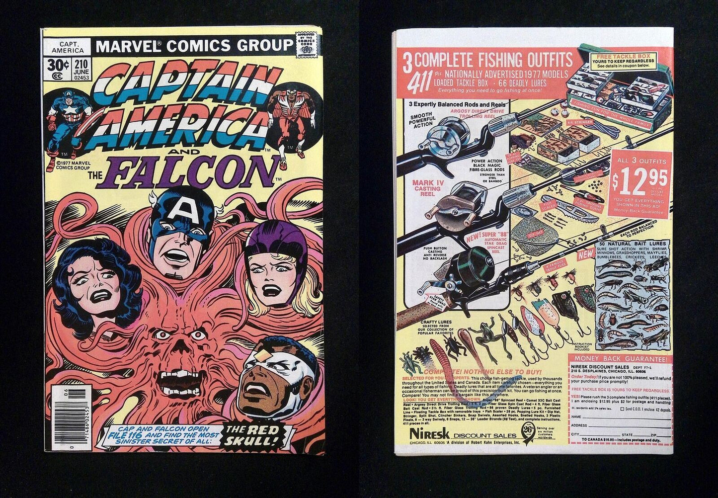 Captain America #210 Marvel Comics 1977 VF Newsstand